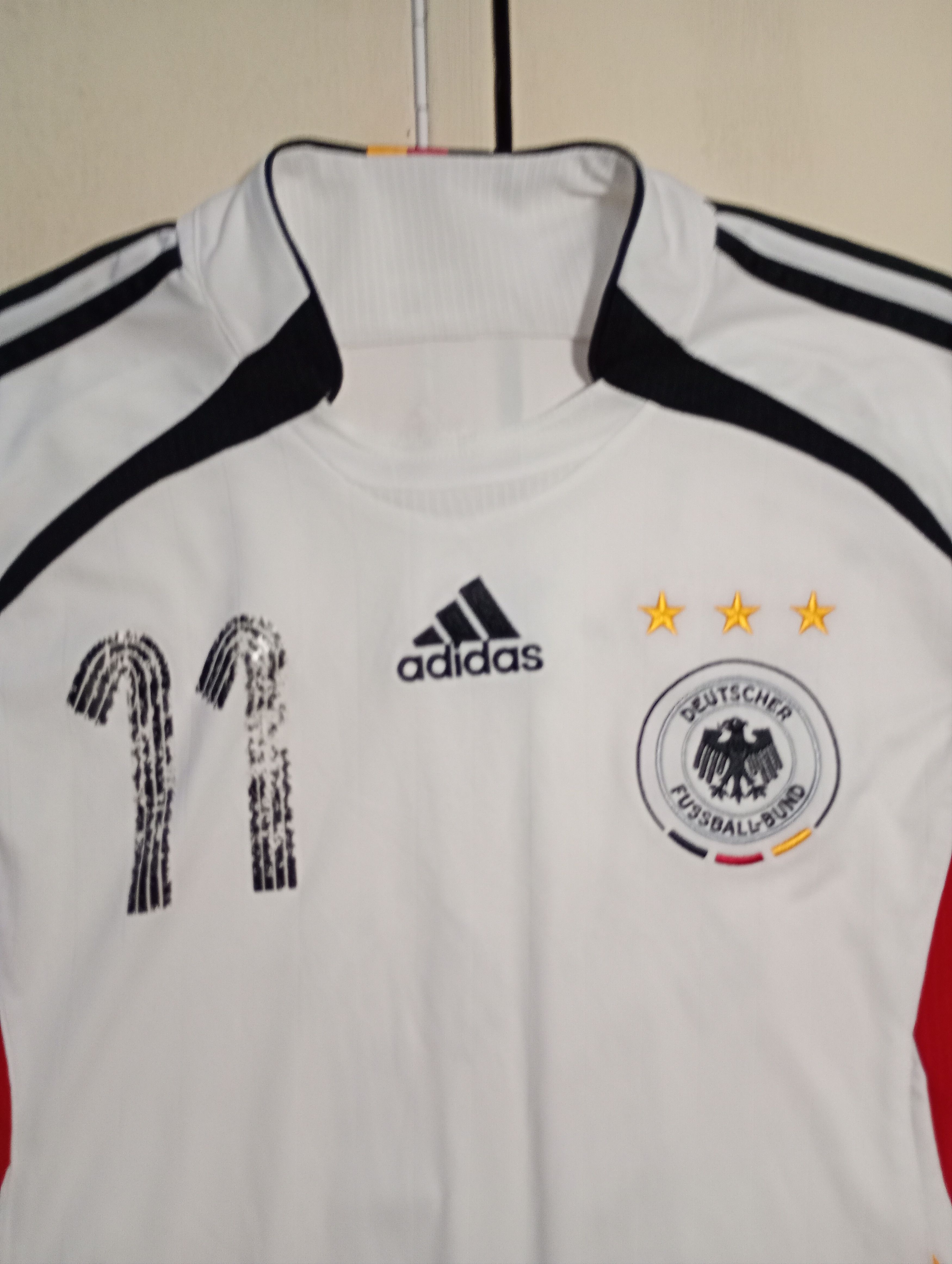 Adidas Adidas Germany Team Home Jersey №11 Klose 2006 Size US S / EU 44-46 / 1 - 7 Thumbnail