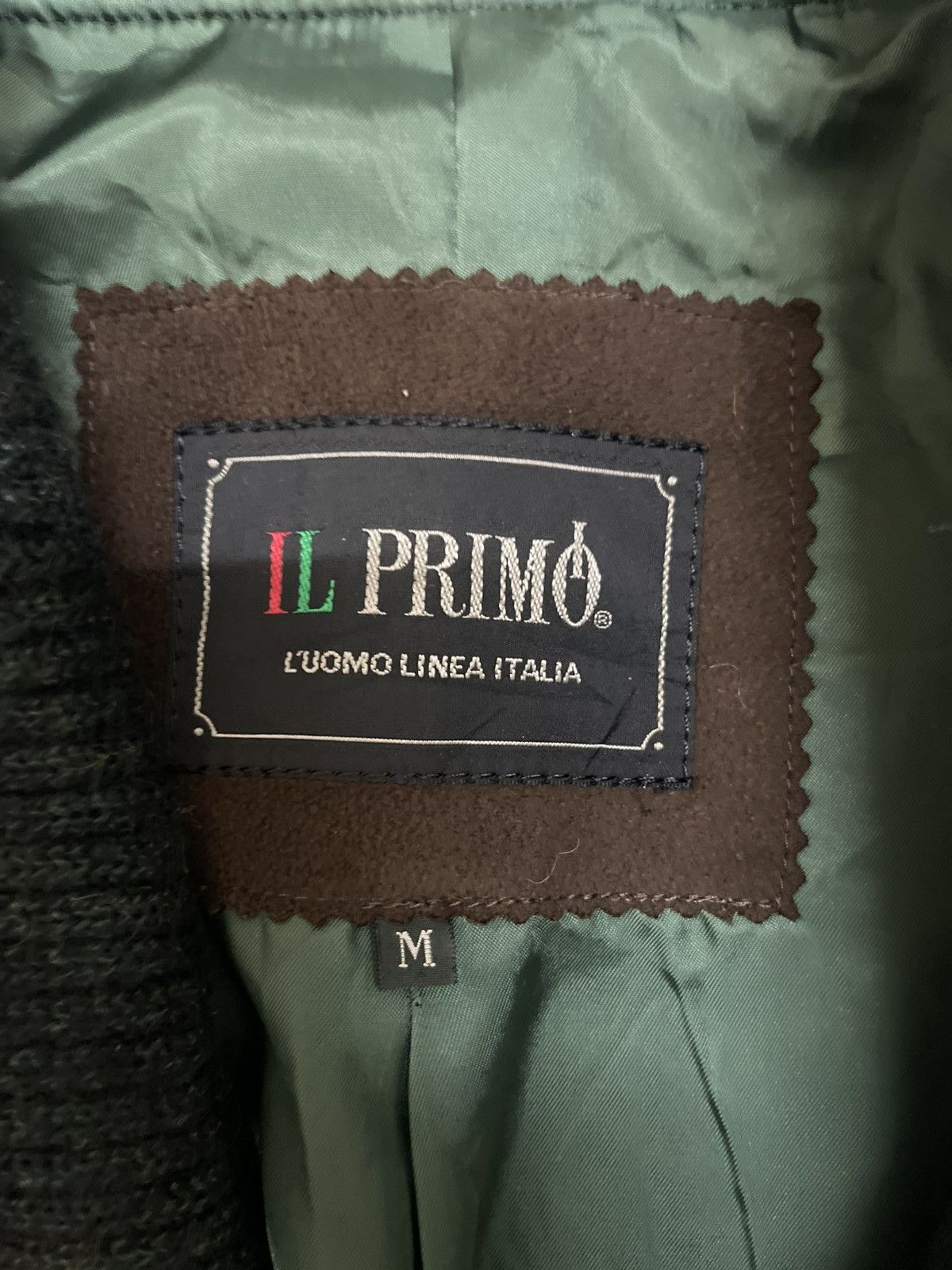Vintage IL PRIMO Italy Printed Tapestry Jacket – Knit Sleeves Size US M / EU 48-50 / 2 - 3 Thumbnail