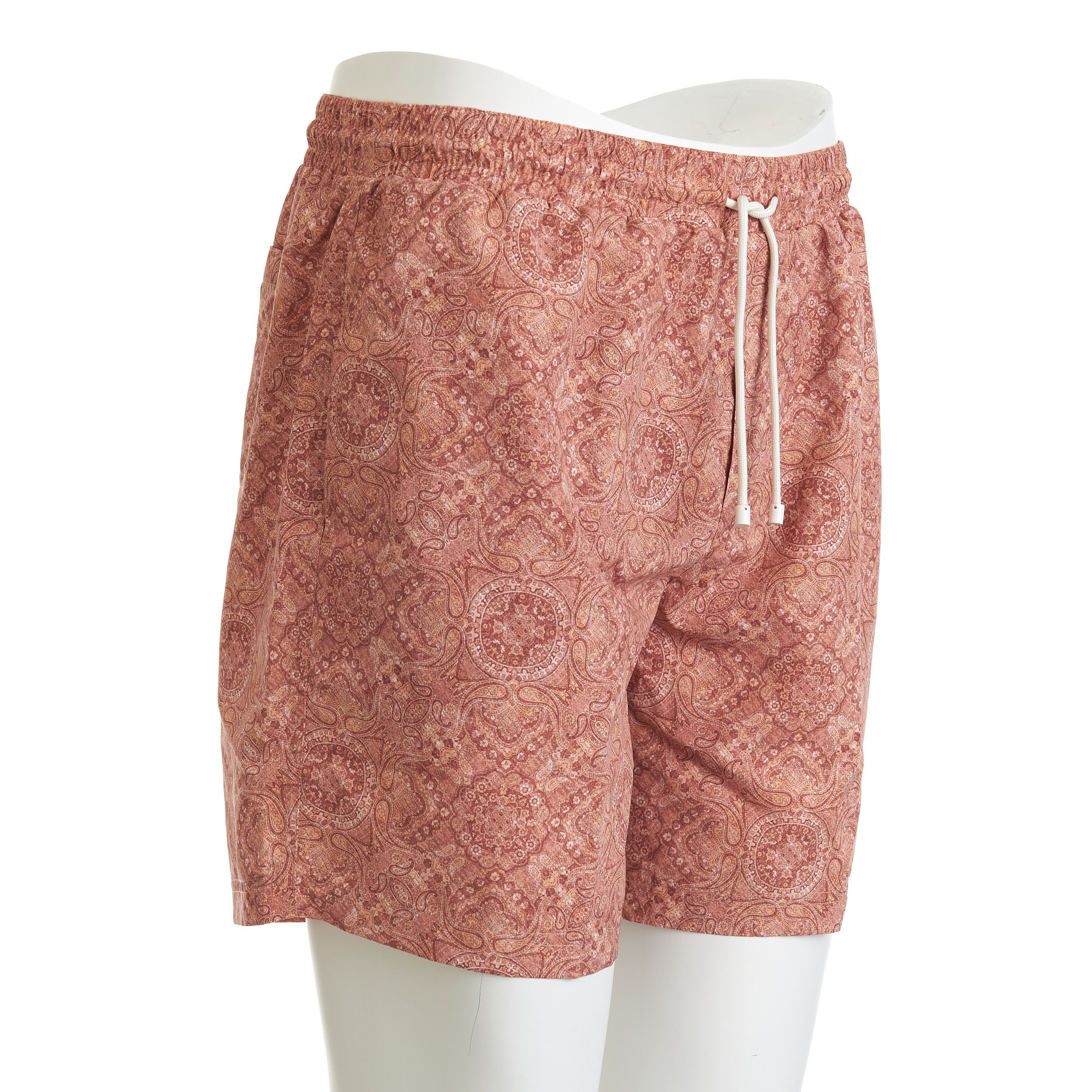 Brunello Cucinelli Swim Shorts With Paisley Print & Logo Embroidery Size M Size US 30 / EU 46 - 10 Thumbnail