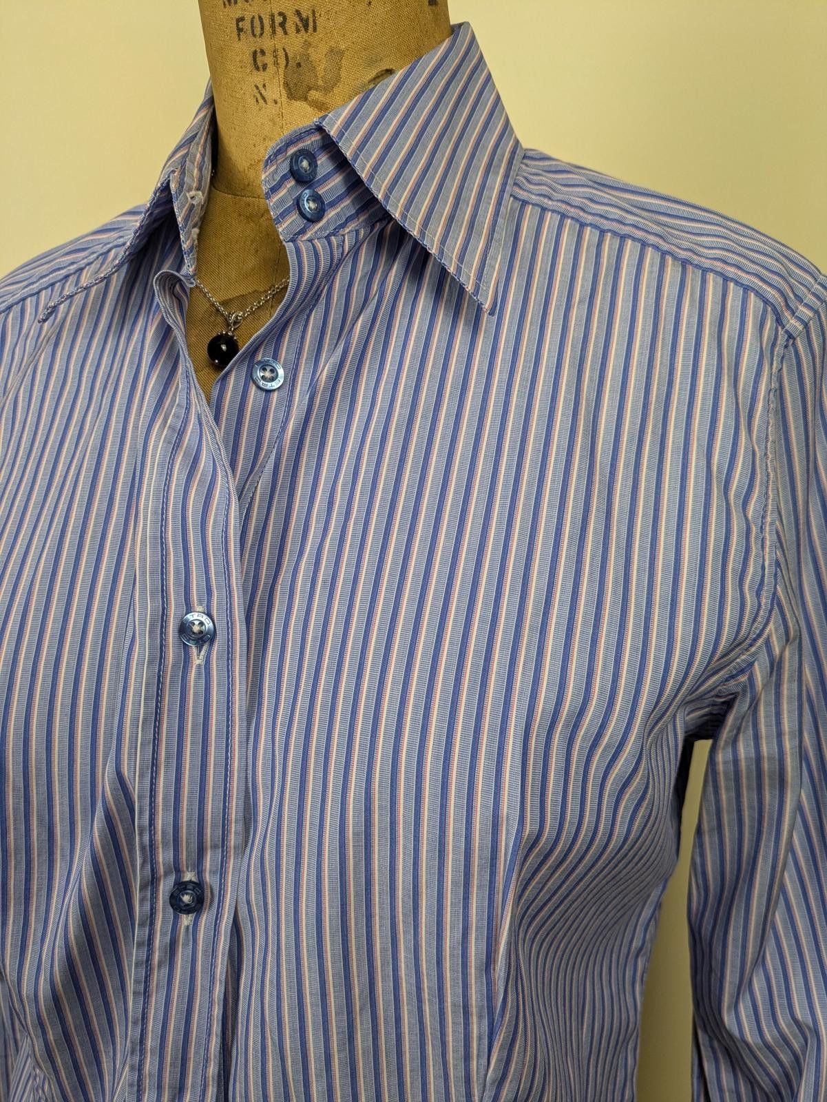 Etro Etro striped fitted button up cotton shirt Size ONE SIZE - 2 Thumbnail