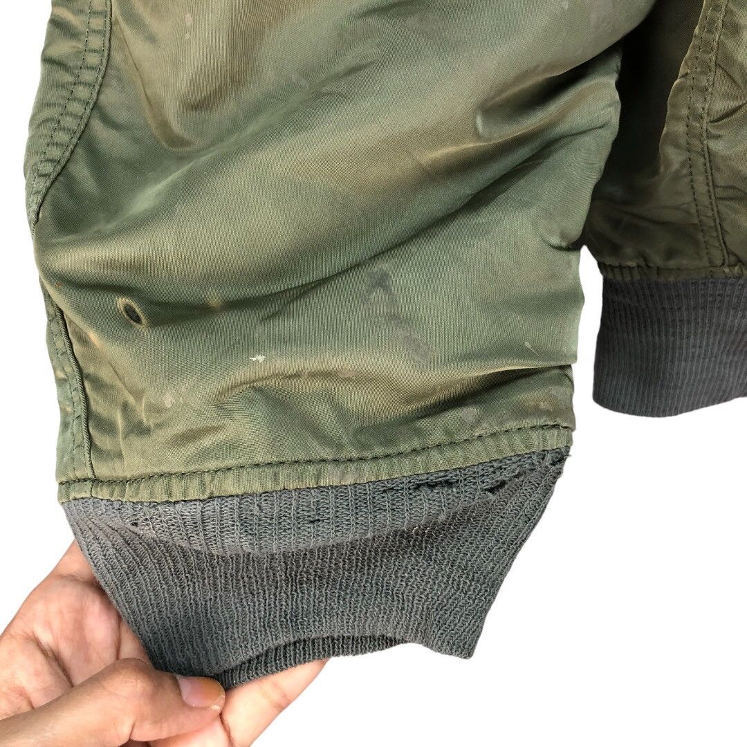 Alpha Industries Vintage ALPHA Made In Usa USAF MA-1 Bomber Jacket #4878-37 Size US L / EU 52-54 / 3 - 20 Thumbnail