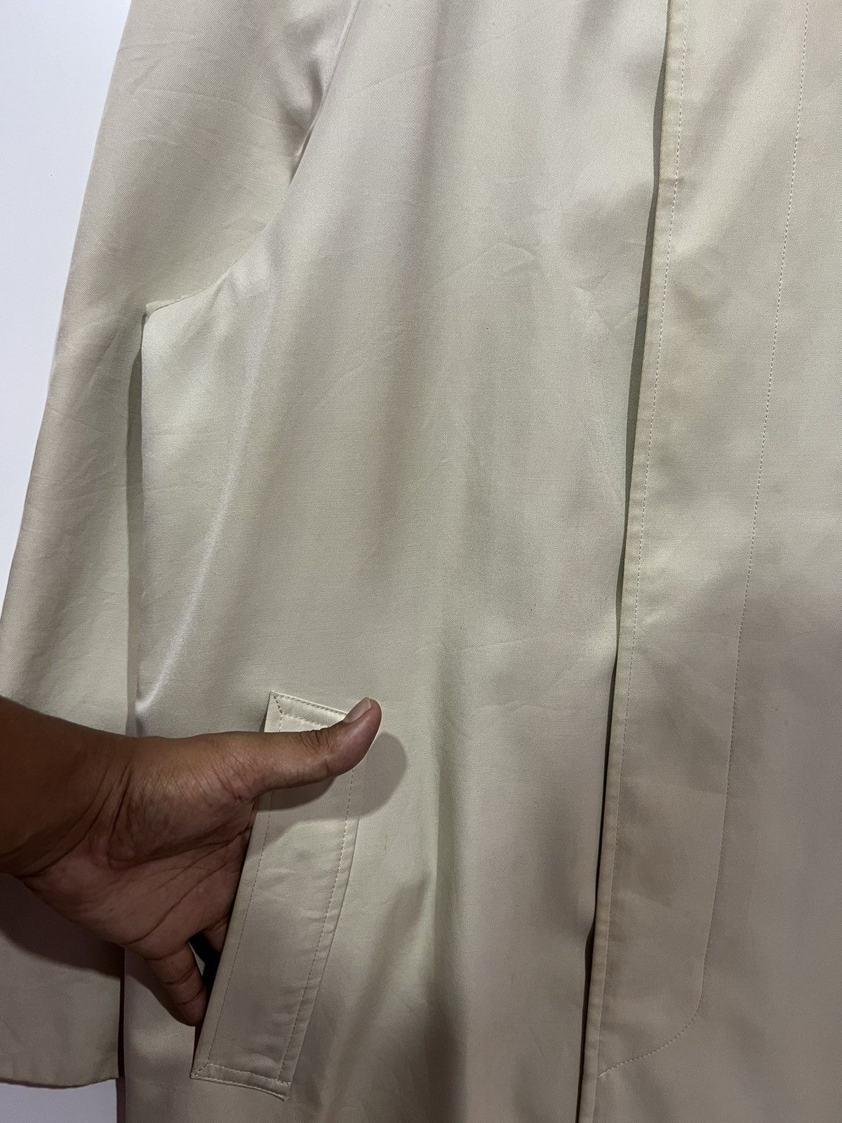 Brooks Brothers 🔥 Brooks Brothers checked long Coat beige Size US M / EU 48-50 / 2 - 4 Thumbnail