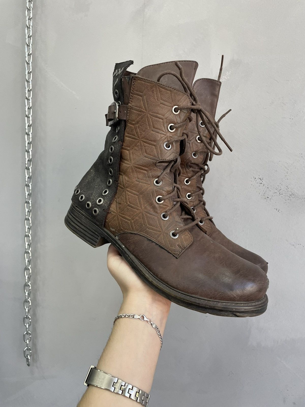 If Six Was Nine Ankle moto guidi style leather boots A.S. 98 boota 90s Size US 7.5 / EU 40-41 - 1 Thumbnail