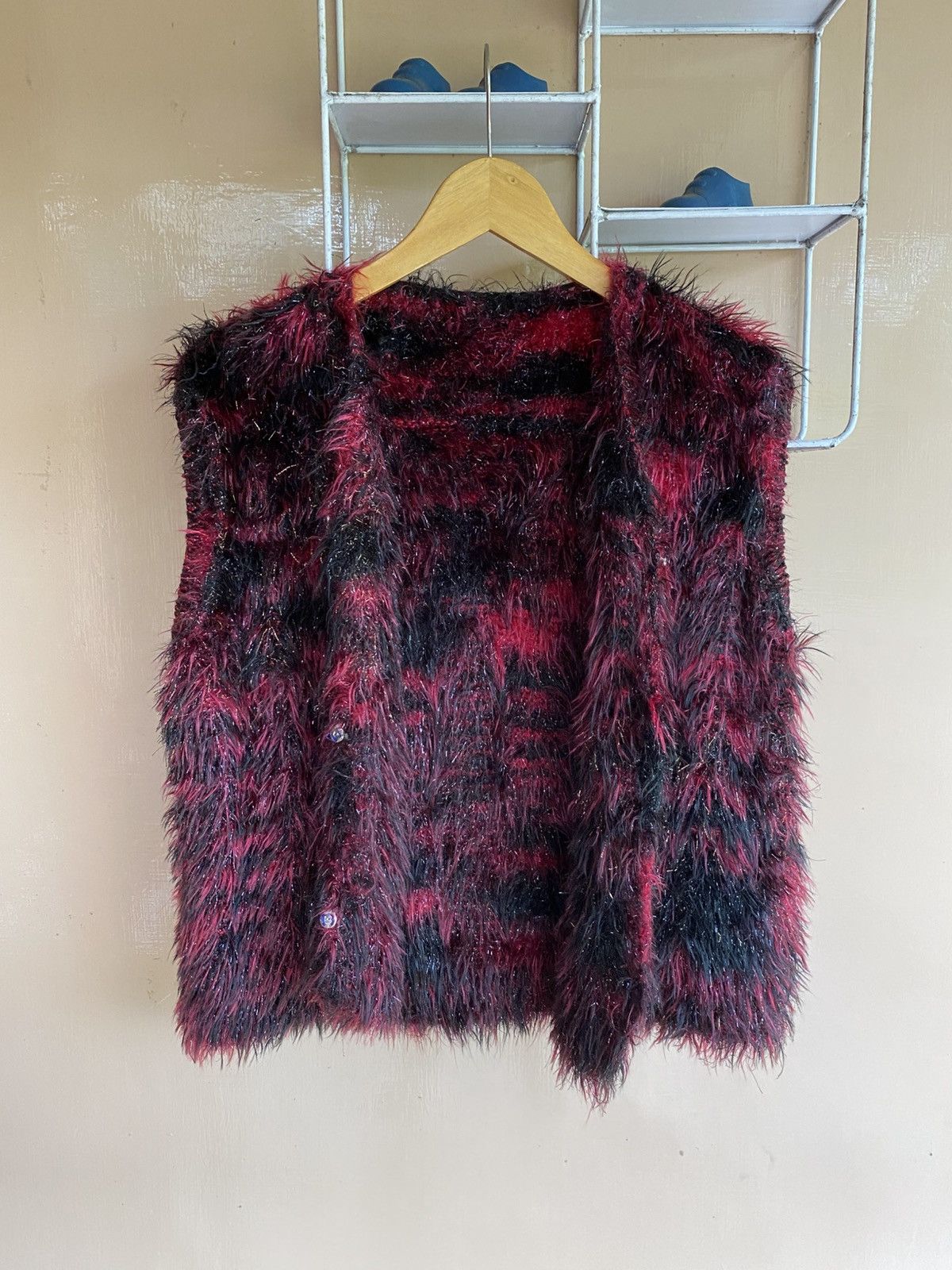 If Six Was Nine Vest Mohair Japanese Vkei Tornadomart Yasuyukiishii Kmrii Size US M / EU 48-50 / 2 - 4 Thumbnail