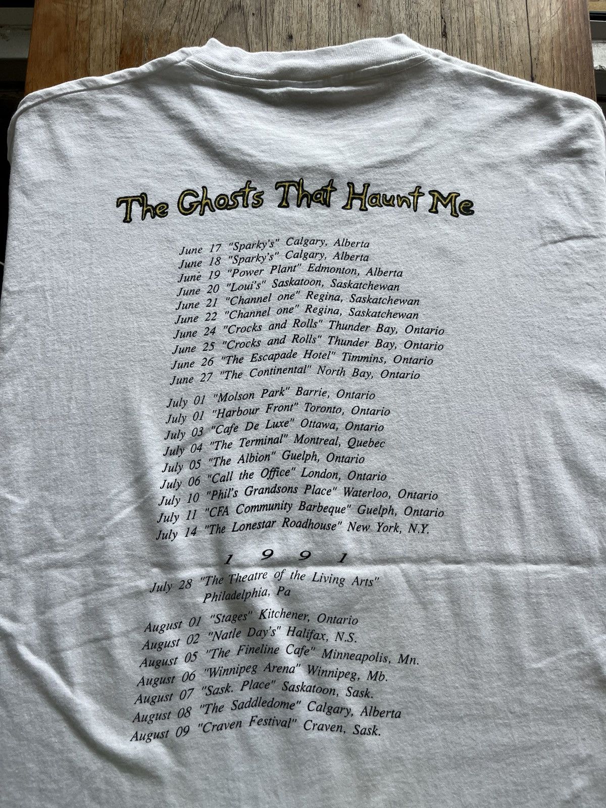 Band Tees × Vintage Vintage CrashTest DUMMIES 1991’s The Ghosts That Haunt Me Size US XL / EU 56 / 4 - 8 Thumbnail
