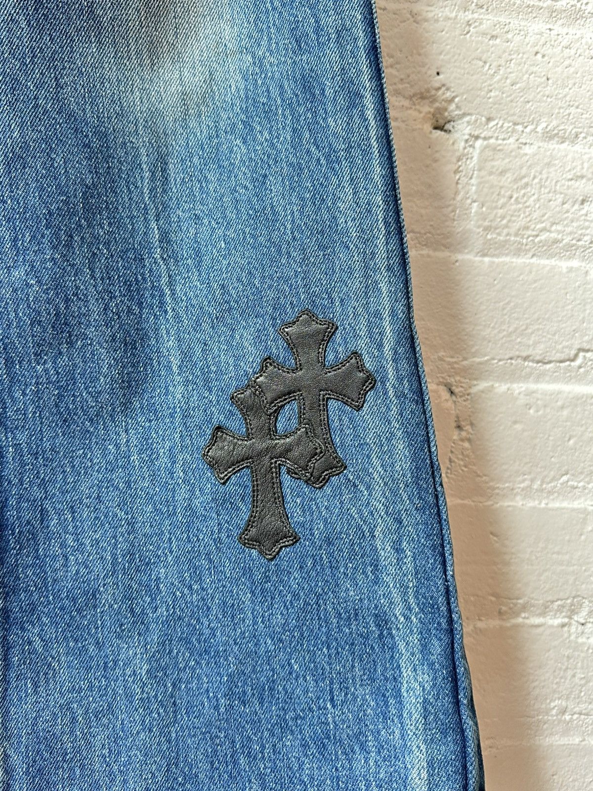 Chrome Hearts CHROME HEARTS BLUE LEVI PATCH DENIM Size US 32 / EU 48 - 3 Thumbnail