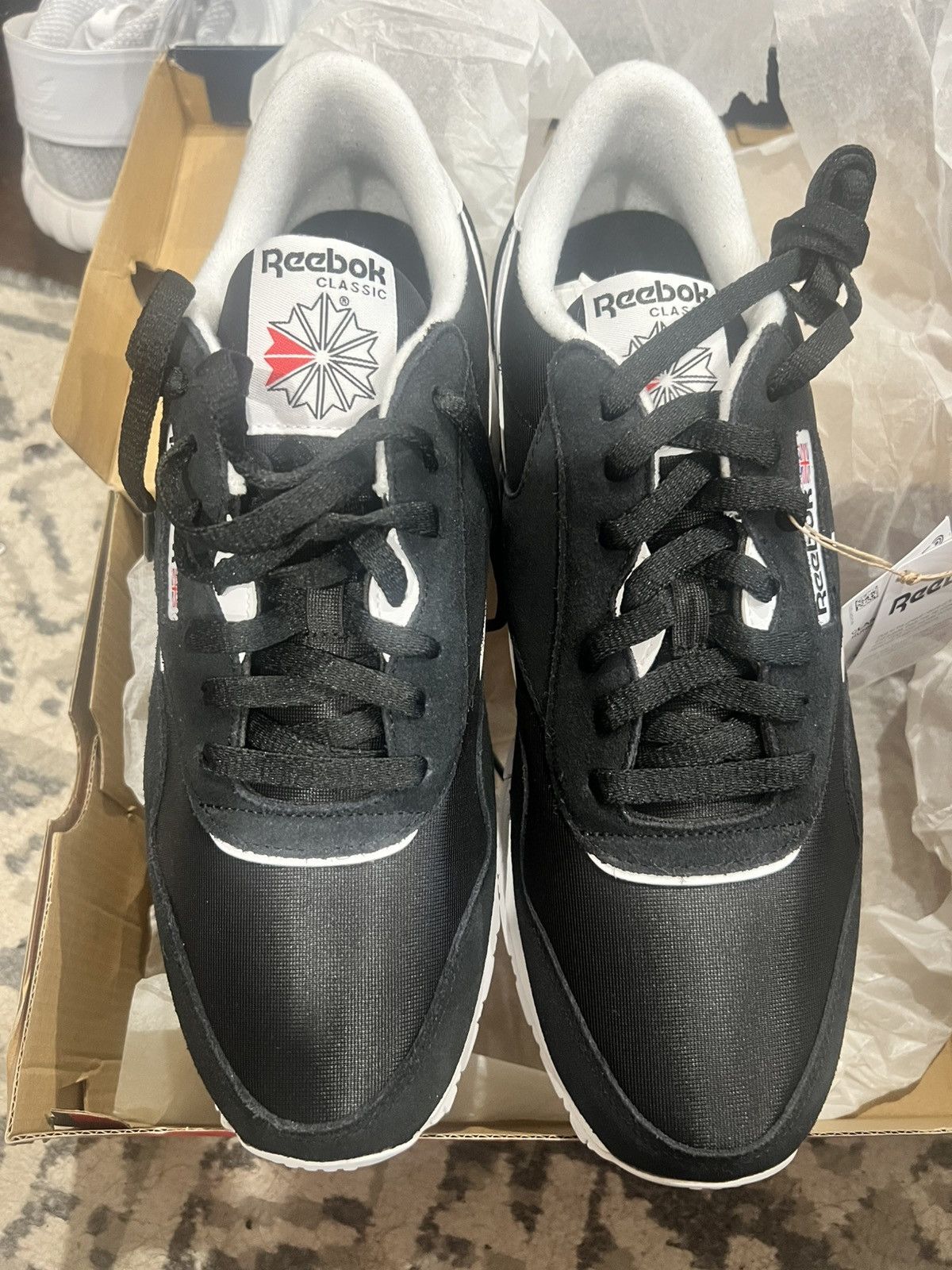 Reebok Reebok black classics Size US 12 / EU 45 - 2 Thumbnail