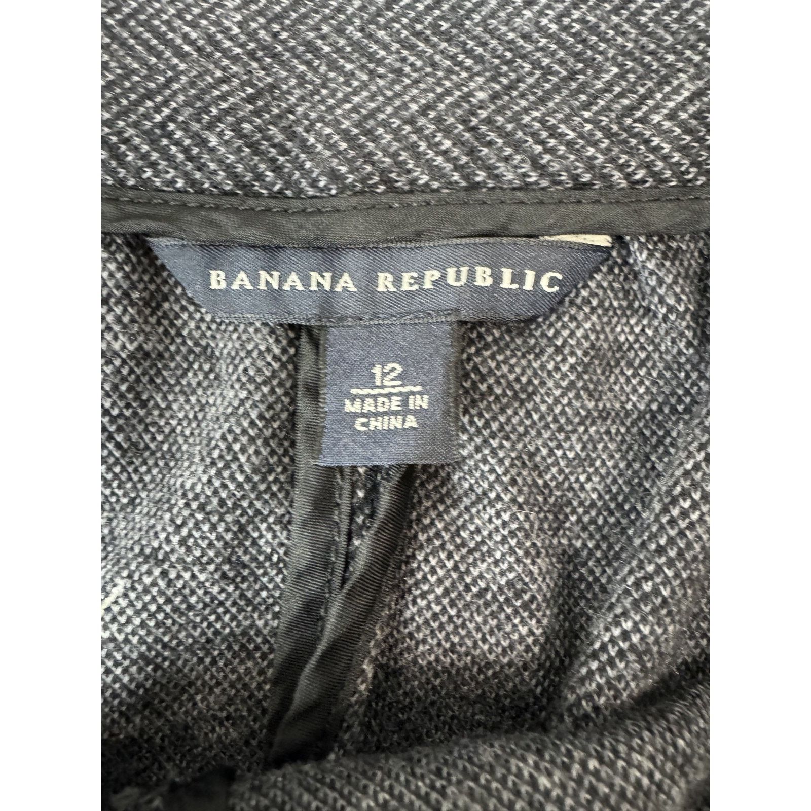 Banana Republic Banana Republic Wool Blend Herringbone A-Line Skirt 12 Size 34" / US 12 / IT 48 - 8 Thumbnail