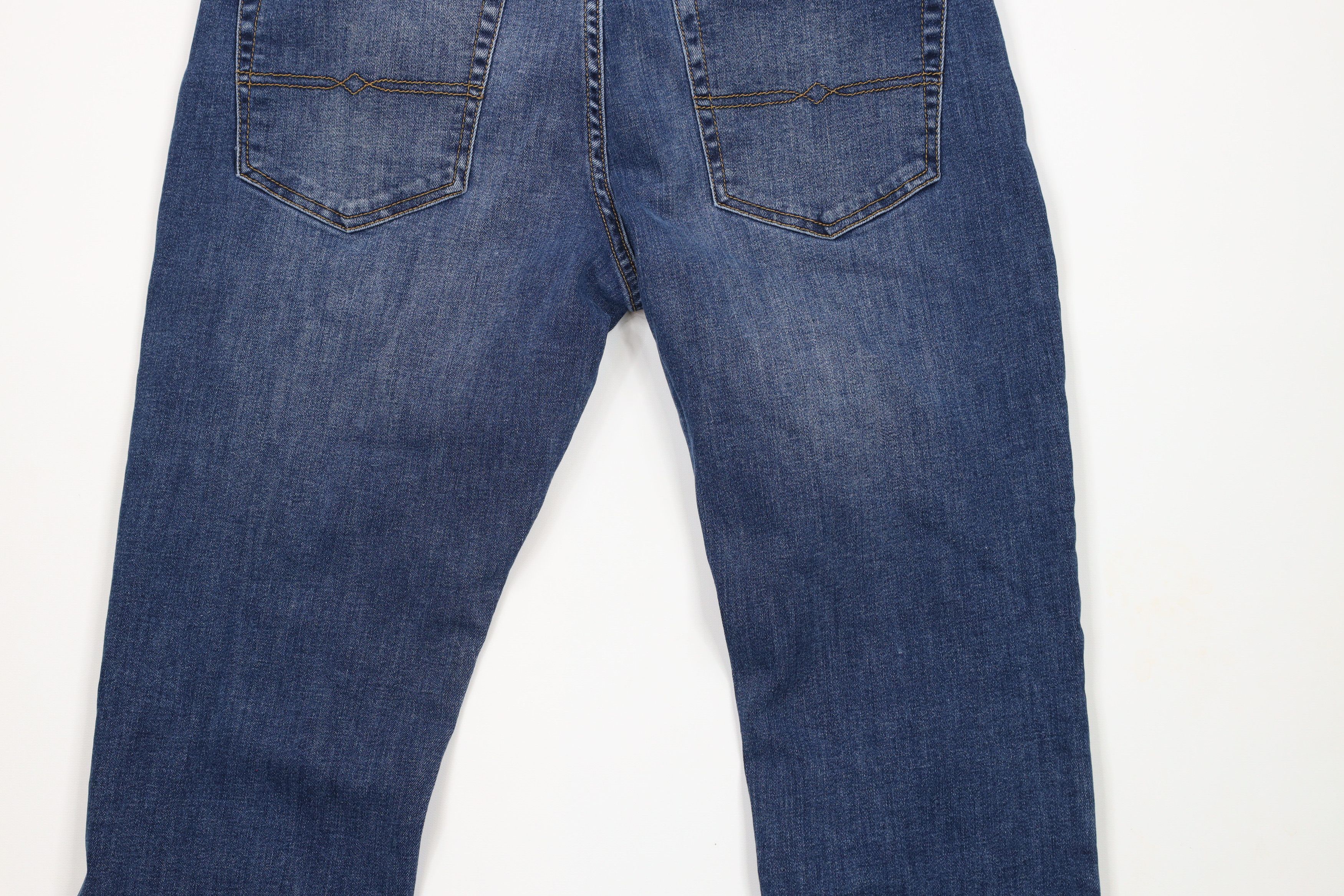 Lucky Brand × Vintage Lucky Brand Athletic Straight Leg Stretch Denim Jeans Blue Size US 32 / EU 48 - 10 Thumbnail