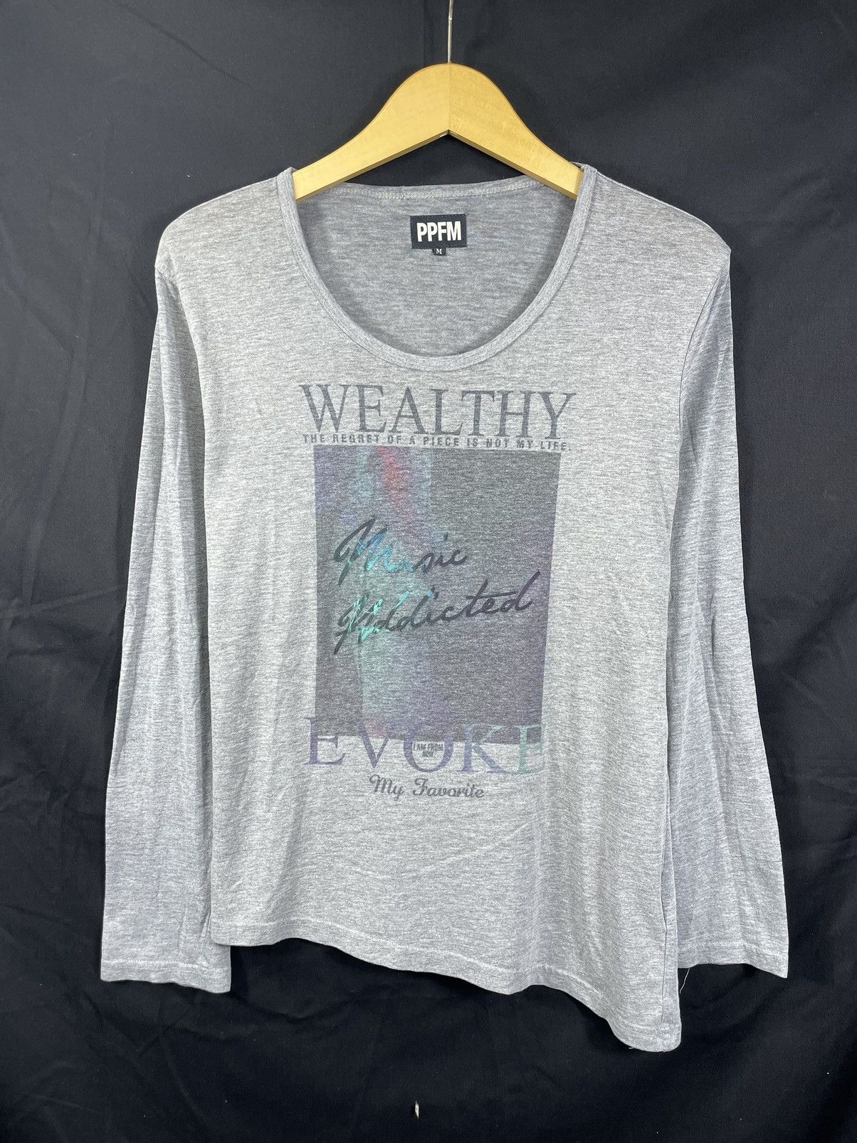Japanese Brand × PPFM vintage japanese brands ppfm longsleeves tee nice design Size US M / EU 48-50 / 2 - 1 Thumbnail