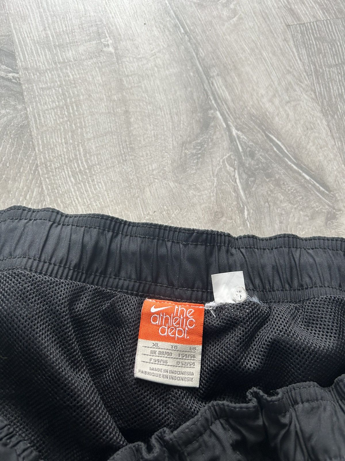 Nike × Vintage Nike vintage track suit black track pants small swoosh AIR Size US XL / EU 56 / 4 - 10 Thumbnail
