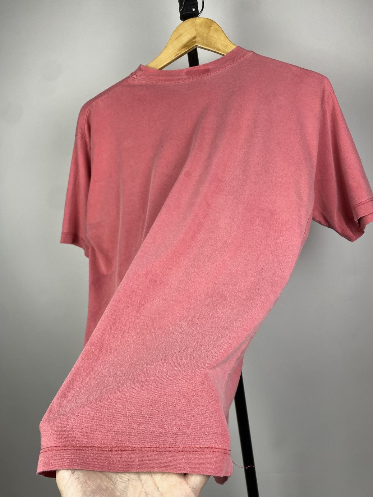 Vintage Vintage 90S Faded Yves Saint Laurent YSL Big LogoT Shirt Size US S / EU 44-46 / 1 - 9 Thumbnail