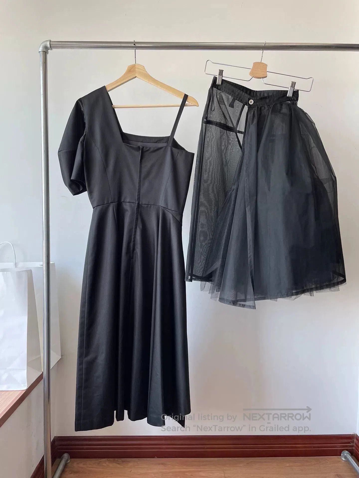 Comme des Garcons Comme des Garçons 80s Black Dress. Size M / US 6-8 / IT 42-44 - 2 Thumbnail