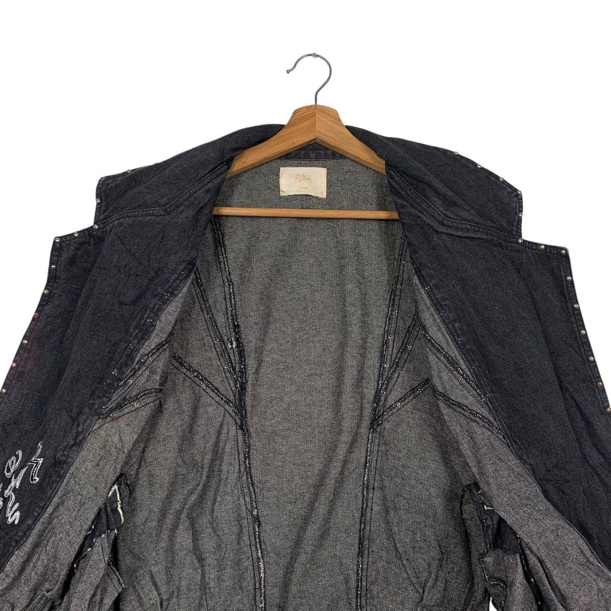 Japanese Brand Nice Design Japanese Brand Spica Gothic Denim Jacket Size M / US 6-8 / IT 42-44 - 12 Thumbnail
