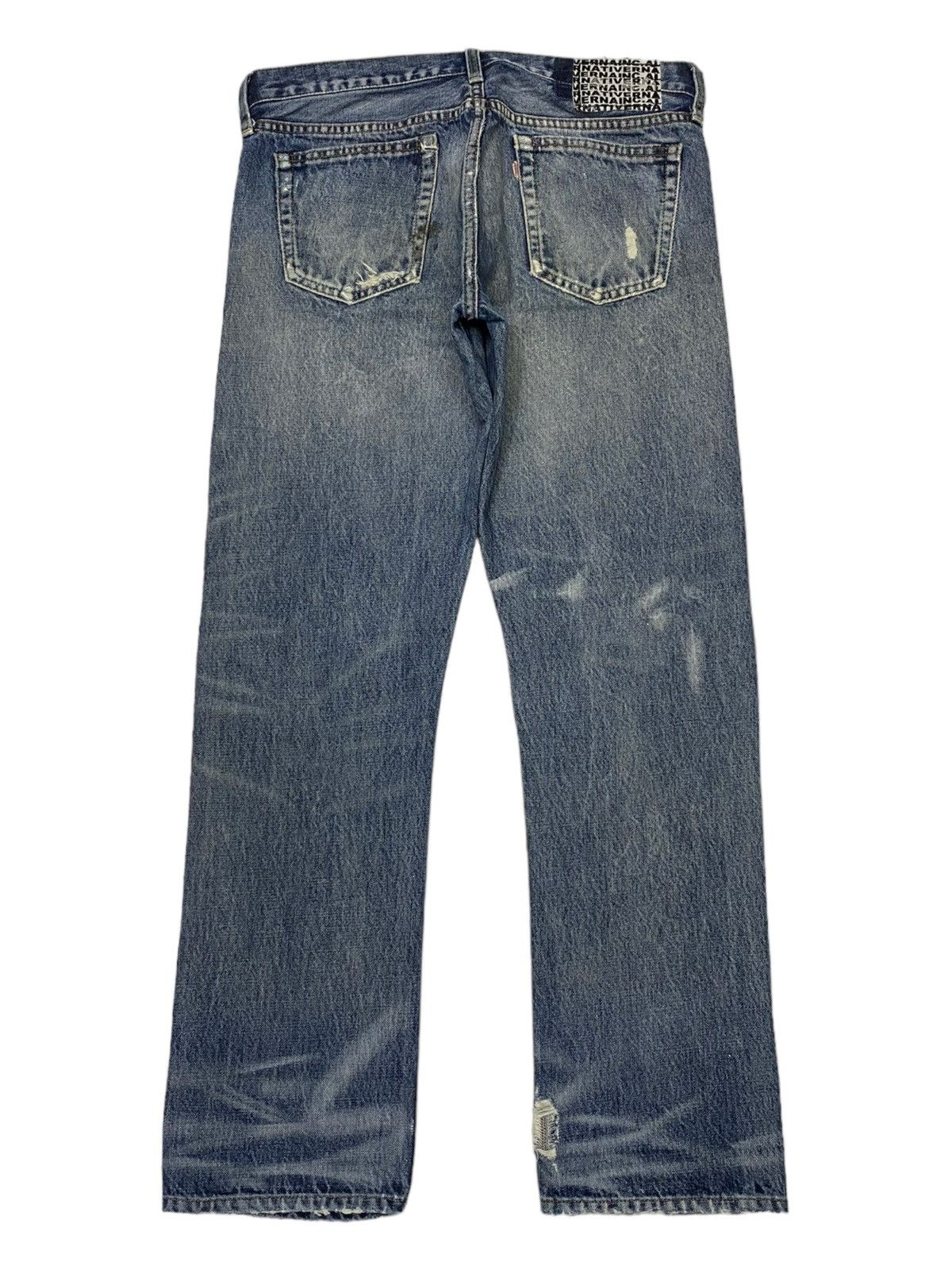 Japanese Brand 🔥RNA JAPANESE DENIM UNDERCOVER STYLE DESIGN JEANS Size US 33 - 2 Thumbnail