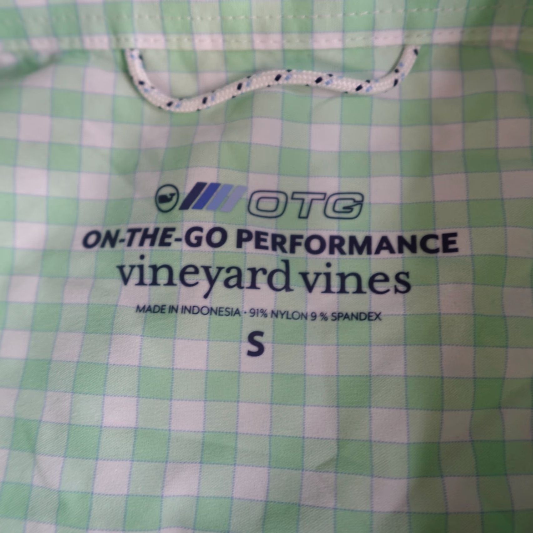 Vineyard Vines Vineyard Vines Shirt Small Green Gingham Plaid On The Go OTG Performance Shirt Button-Up Long Sleeve Collared Men Regular Green Vintage: No Size US S / EU 44-46 / 1 - 3 Thumbnail
