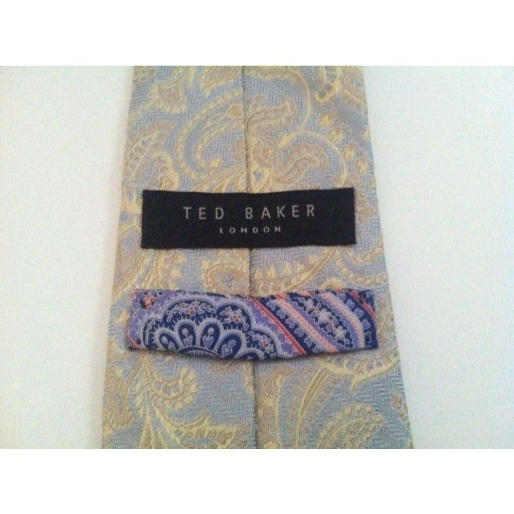 Ted Baker TED BAKER MEN'S NEW TIE WIDTH: 3 1/2" Size ONE SIZE - 6 Thumbnail