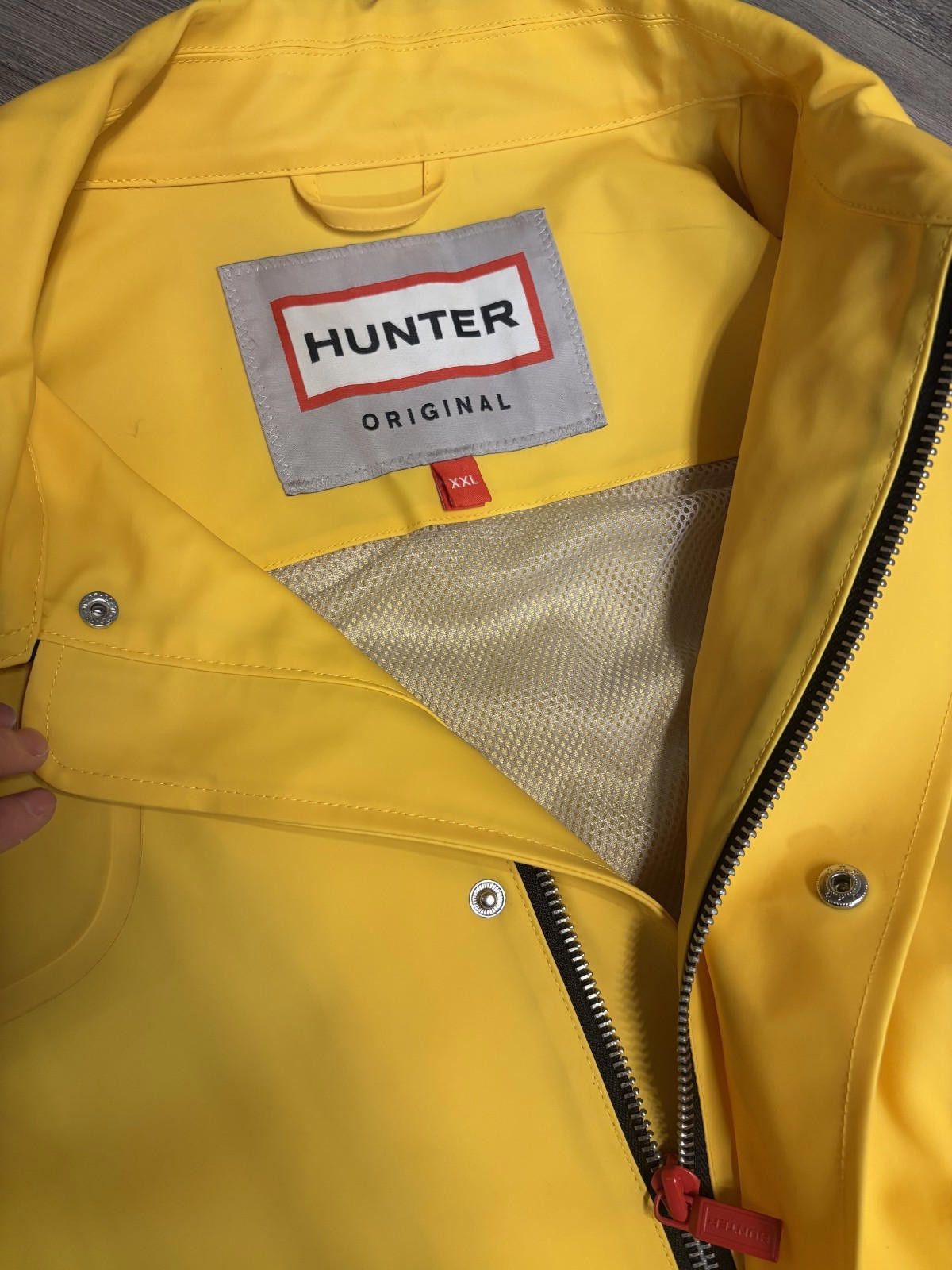 Hunter Hunter Original Mens Yellow Waterproof Rain Jacket Size XXL Size US XXL / EU 58 / 5 - 6 Thumbnail