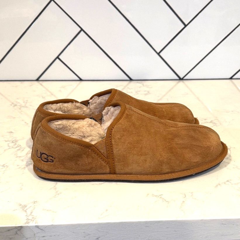 Ugg UGG Men's Scuff Romeo II Slipper chestnut Water-resistant 12 Size US 12 / EU 45 - 2 Thumbnail