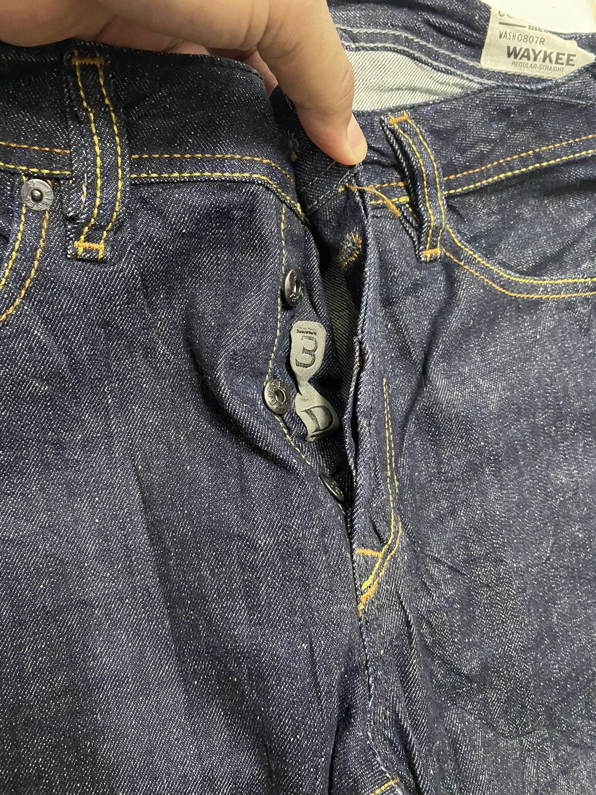 Diesel Diesel Regural Straight Denim Jeans Size US 34 / EU 50 - 7 Thumbnail