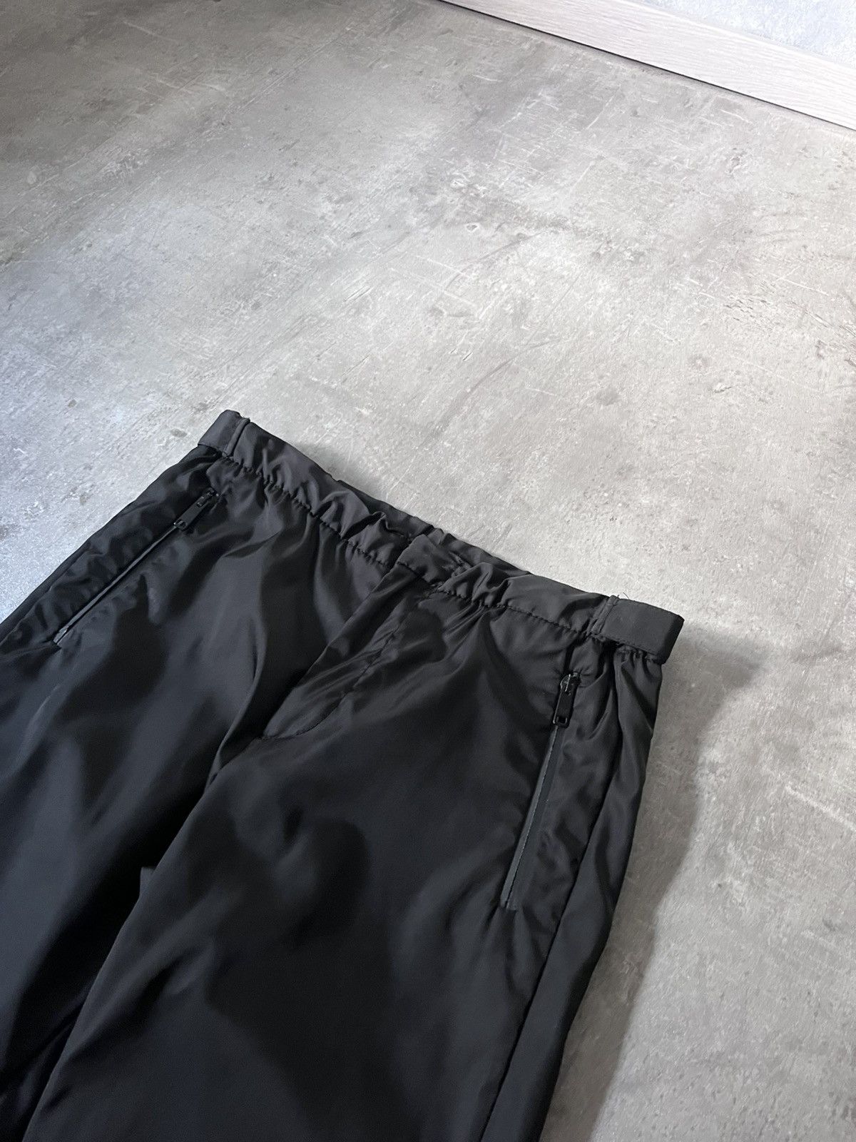 Prada Prada S/S 18 Gabardine Black Nylon Strap Pants Size US 30 / EU 46 - 5 Thumbnail
