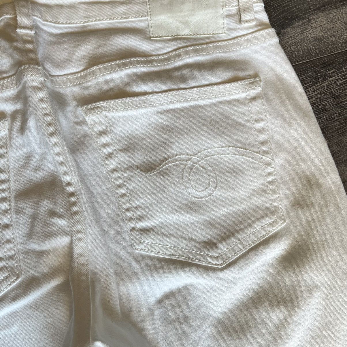 R13 R13 Boy Skinny White Riot Women’s Denim Jeans Made in Italy Size 28" / US 6 / IT 42 - 4 Thumbnail