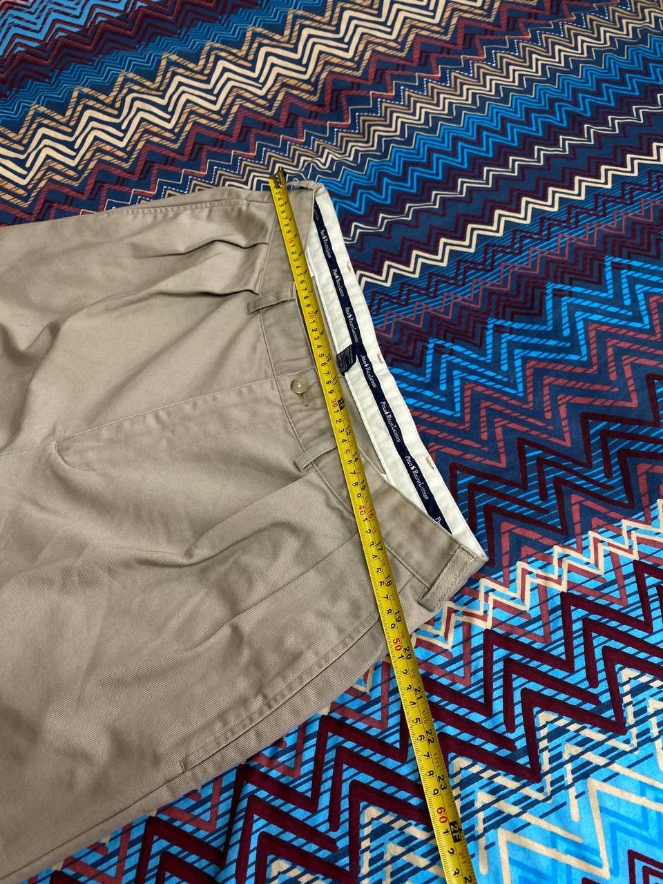 Polo Ralph Lauren × Ralph Lauren Vintage Polo Ralph Lauren Patterned Baggy Pants Size US 38 / EU 54 - 14 Thumbnail