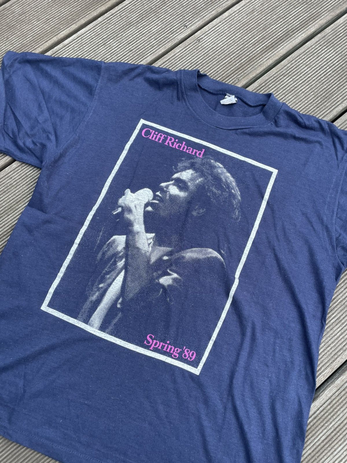 Band Tees Vintage Cliff Richard Set Tour Shirts 1990-1992 Size US XL / EU 56 / 4 - 6 Thumbnail