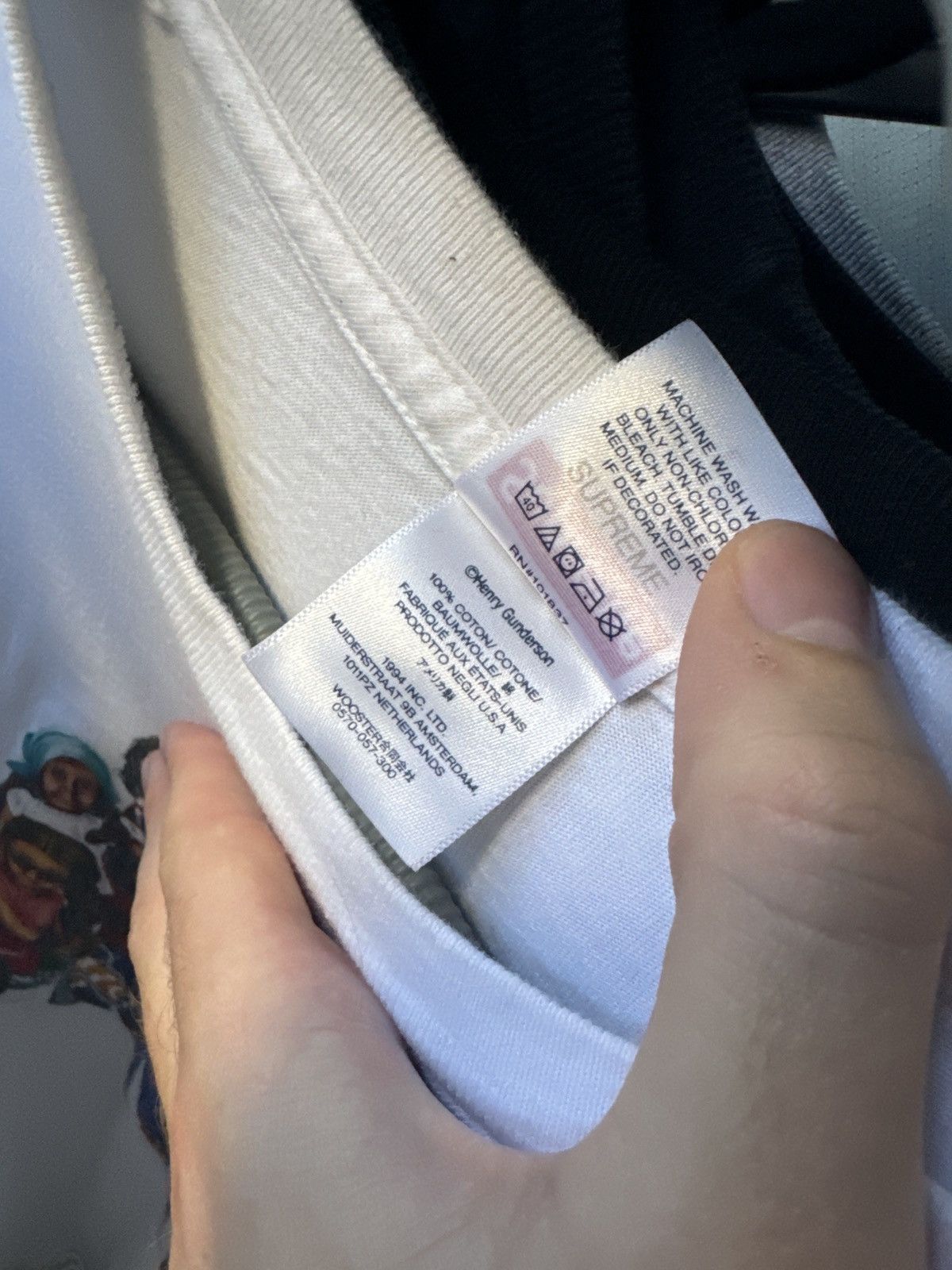 Supreme Supreme Children Tee Size US L / EU 52-54 / 3 - 3 Thumbnail