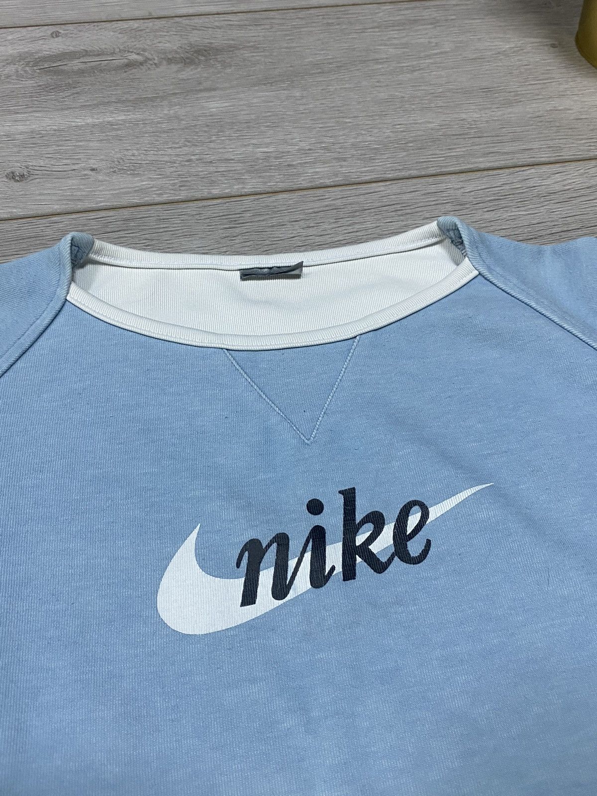 Nike Nike vintage big logo swoosh sweatshirt Size US M / EU 48-50 / 2 - 3 Thumbnail