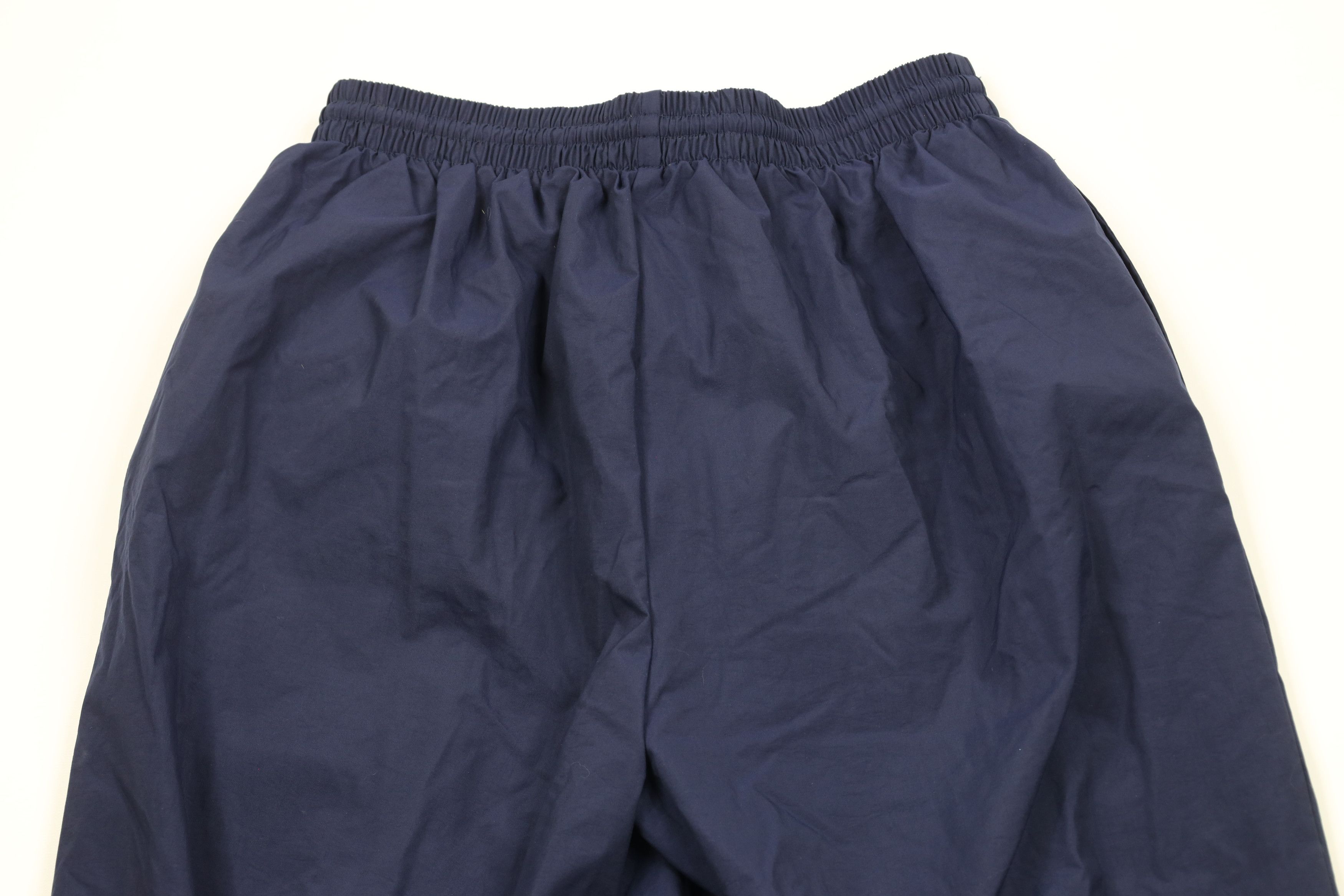 Champion × Vintage Vintage 90s Champion Lined Cuffed Nylon Joggers Pants Blue Size US 36 / EU 52 - 11 Thumbnail