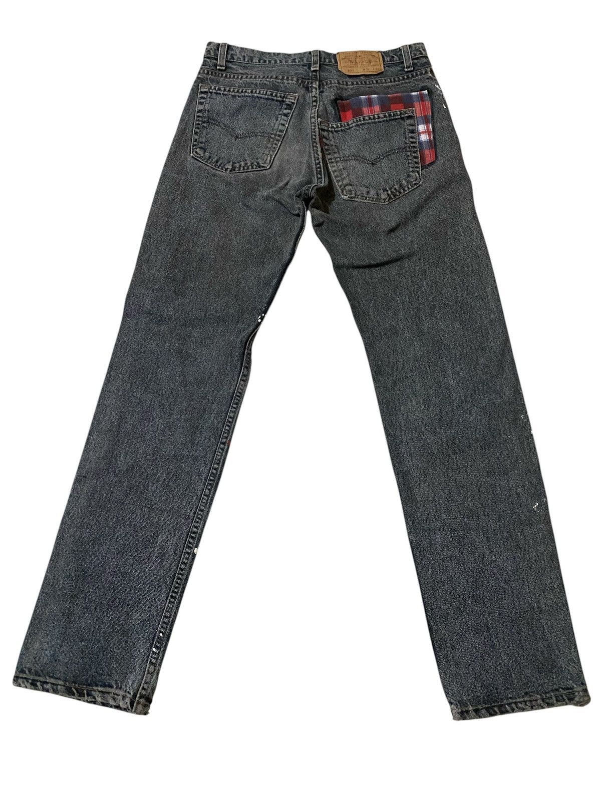Levi's Vintage 80s Levis Distressed Paint Splatter Pattern Jeans Size US 30 / EU 46 - 3 Thumbnail
