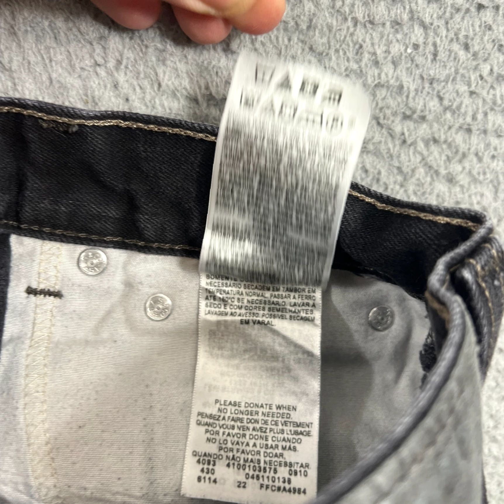 Levi's Levi's 511 Jeans Mens Slim Black 31x30 Straight Denim Low Rise 5-Pocket Modern 2000s? Size US 31 - 7 Thumbnail