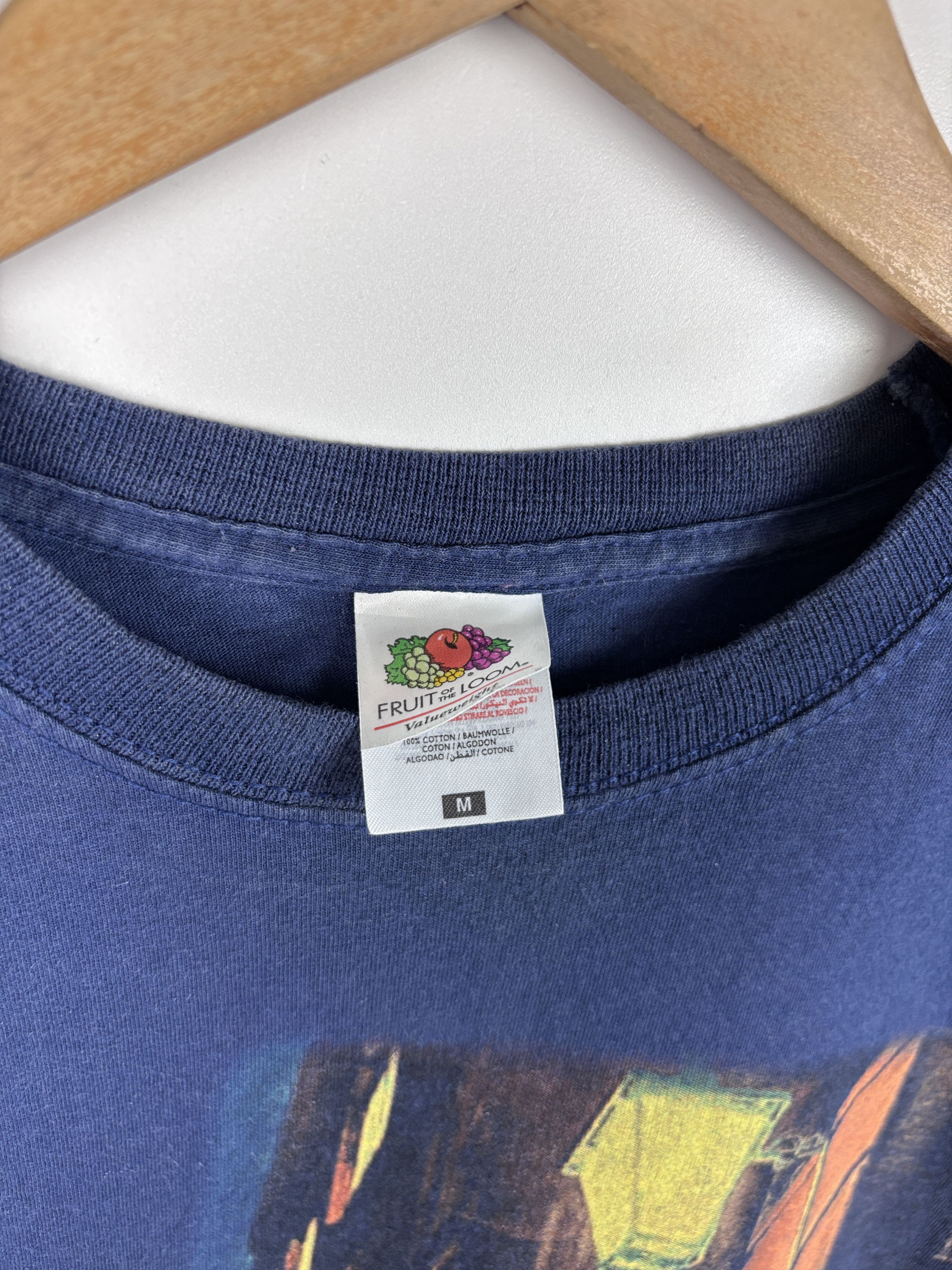 Band Tees Vintage David Bowie Ziggy Stardust T-Shirt Blue Mens Size M Size US M / EU 48-50 / 2 - 4 Thumbnail