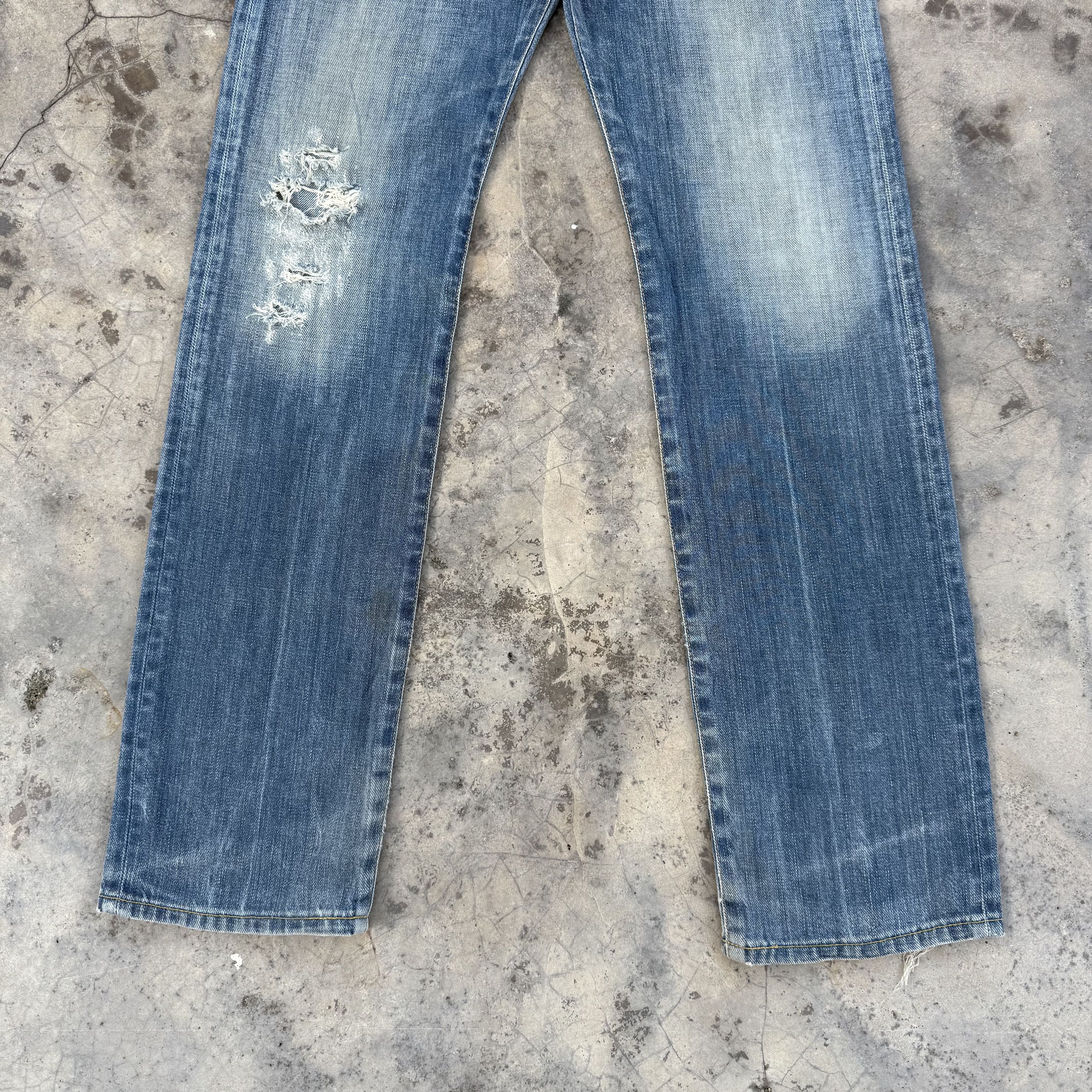 Edwin vintage Edwin distressed denim Jean pants Size US 30 / EU 46 - 3 Thumbnail