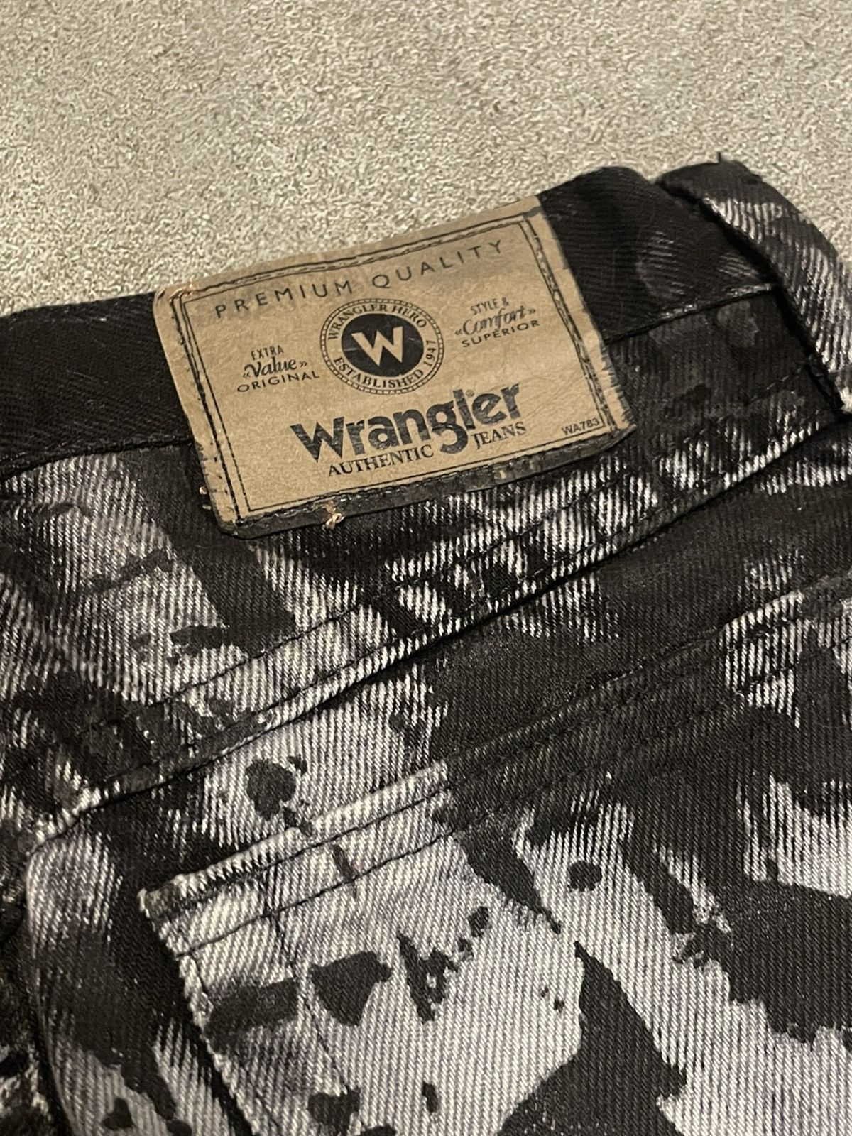 Wrangler Rare Wrangler SEX PISTOLS denim jeans pants size 30 Size US 30 / EU 46 - 8 Thumbnail
