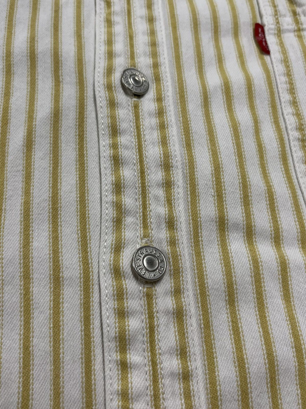 Levi's × Vintage Levi’s stripped heavy cotton preppy look longsleeve rare Size US XL / EU 56 / 4 - 6 Thumbnail