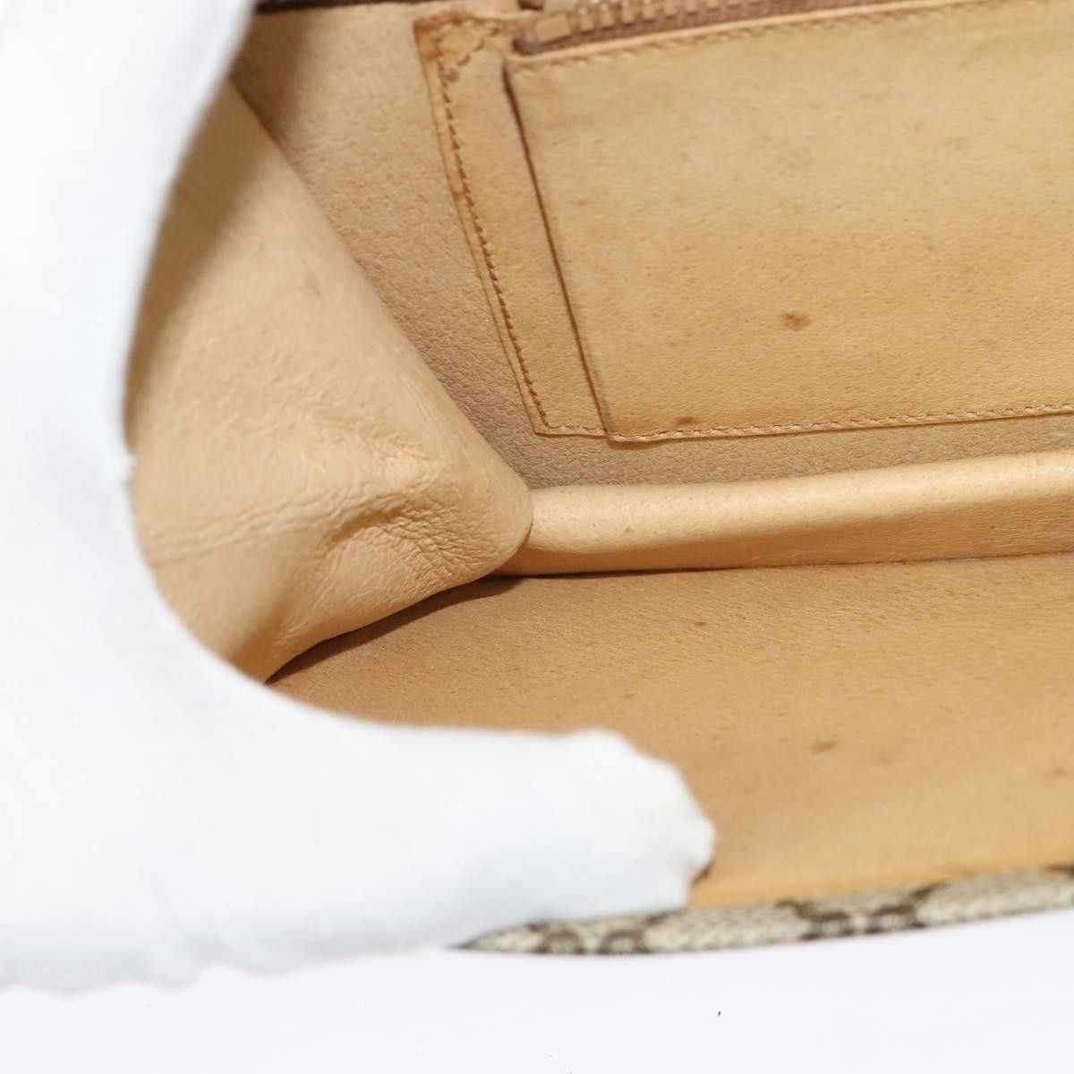 Gucci GUCCI GG Supreme Web Sherry Line Shoulder Bag Pvc Beige Gold Size ONE SIZE - 20 Thumbnail