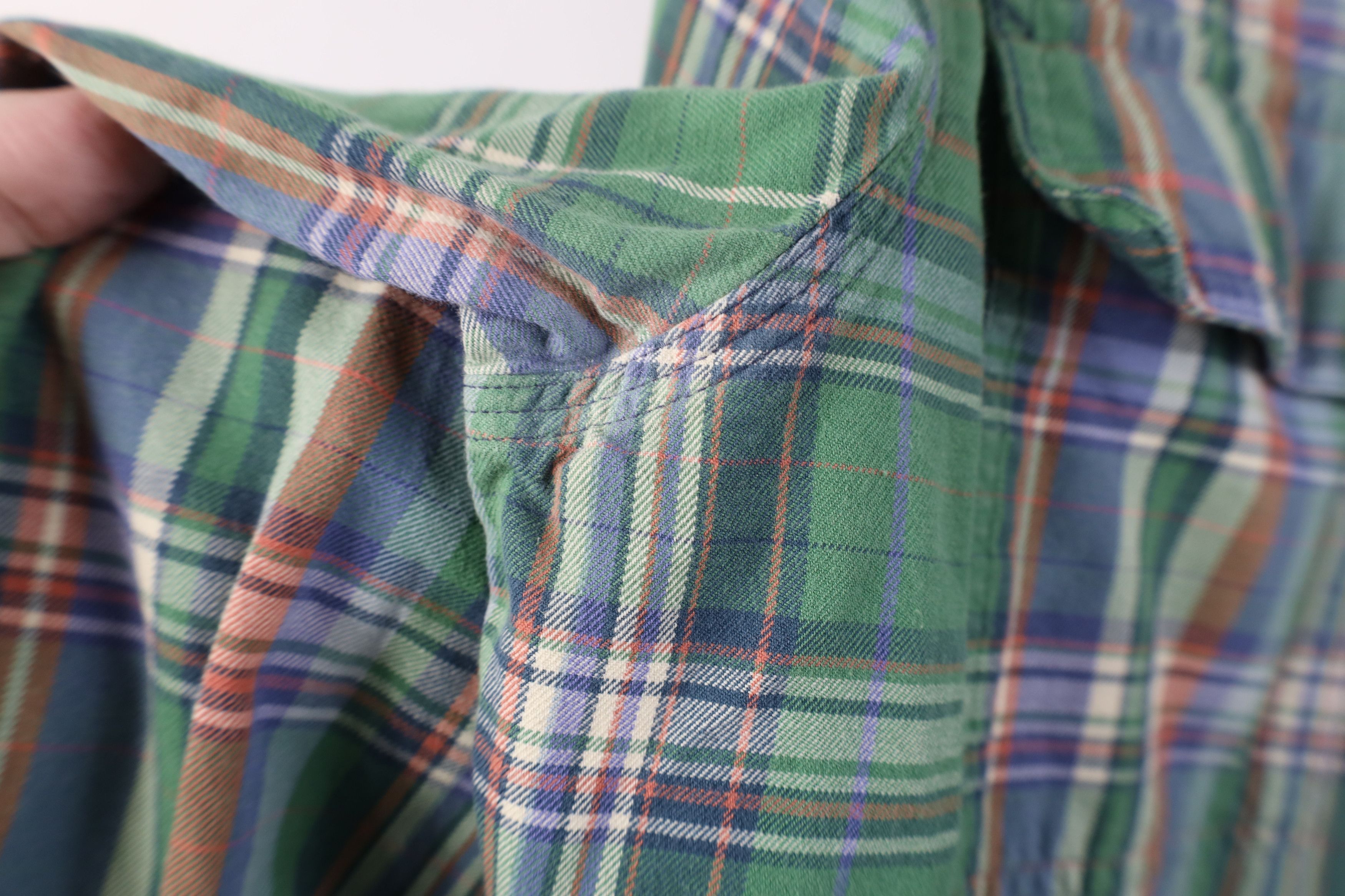 Ralph Lauren Vintage 90s Ralph Lauren Madras Plaid Flannel Button Shirt Size US M / EU 48-50 / 2 - 6 Thumbnail