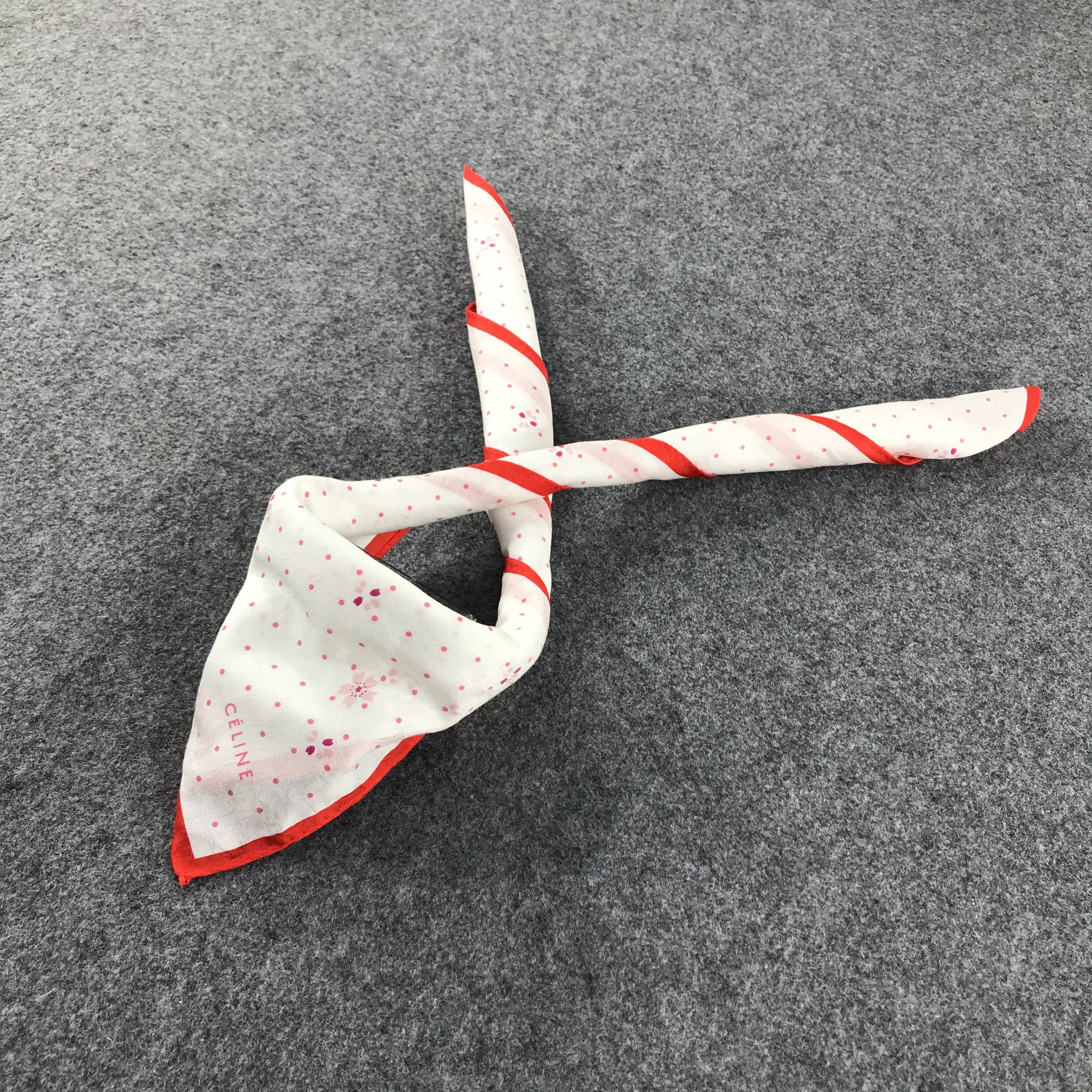 Celine Celine Handkerchief Neckerchief Bandana H239 Size ONE SIZE - 2 Thumbnail