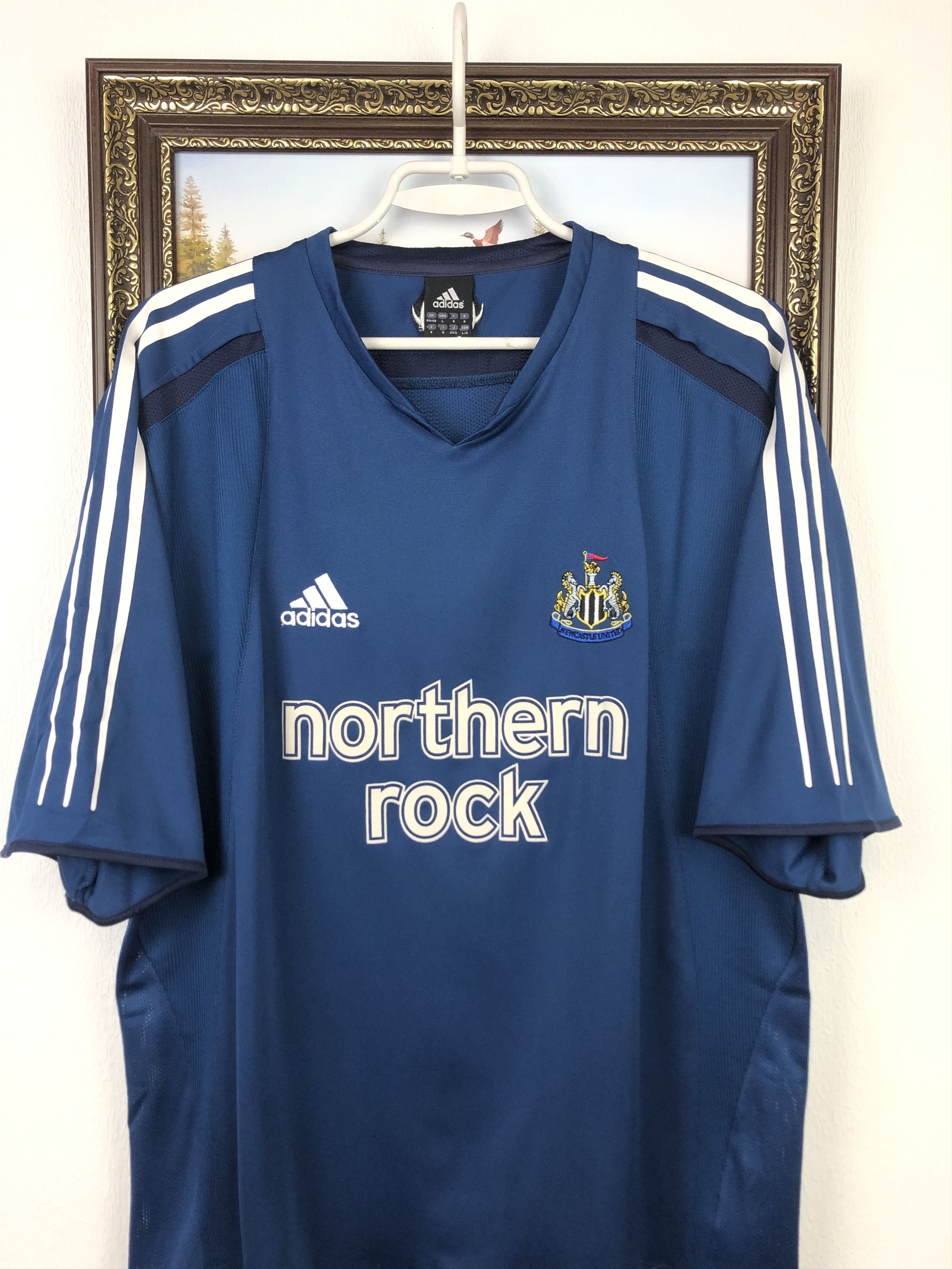 Adidas Newcastle football shirt 2004 Soccer Adidas Jersey Trikot Size US L / EU 52-54 / 3 - 2 Thumbnail