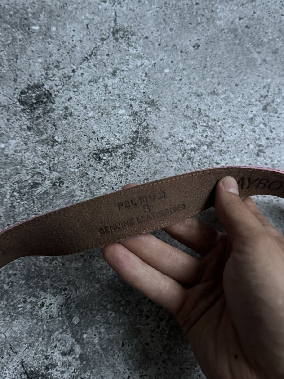 Playboy × Vintage Vintage PlayBoy leather pink Y2K belt Size ONE SIZE - 7 Thumbnail