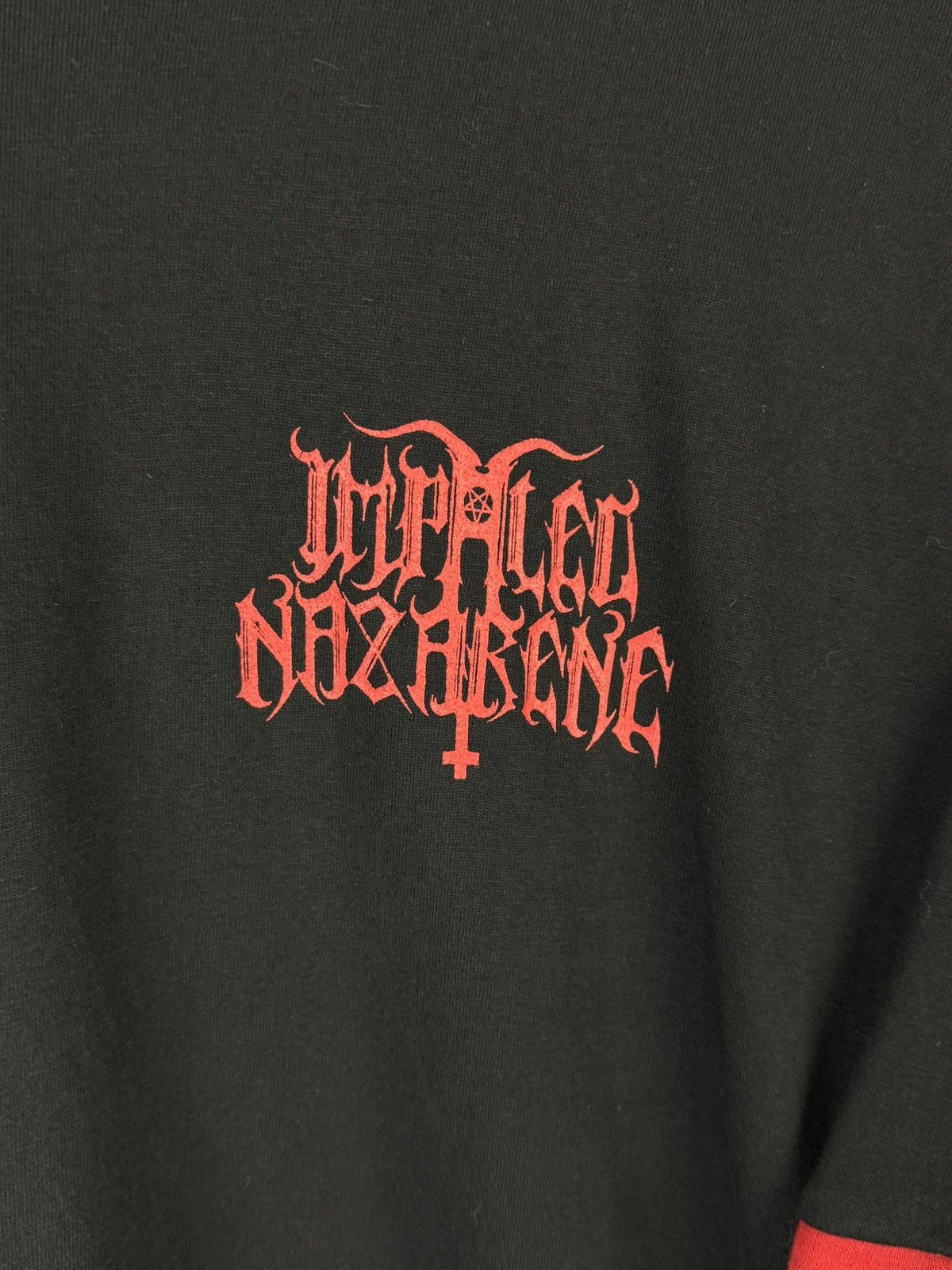 Band Tees Vintage Impaled Nazarene Death Squad 2003 Black Metal Band T Size US XL / EU 56 / 4 - 5 Thumbnail