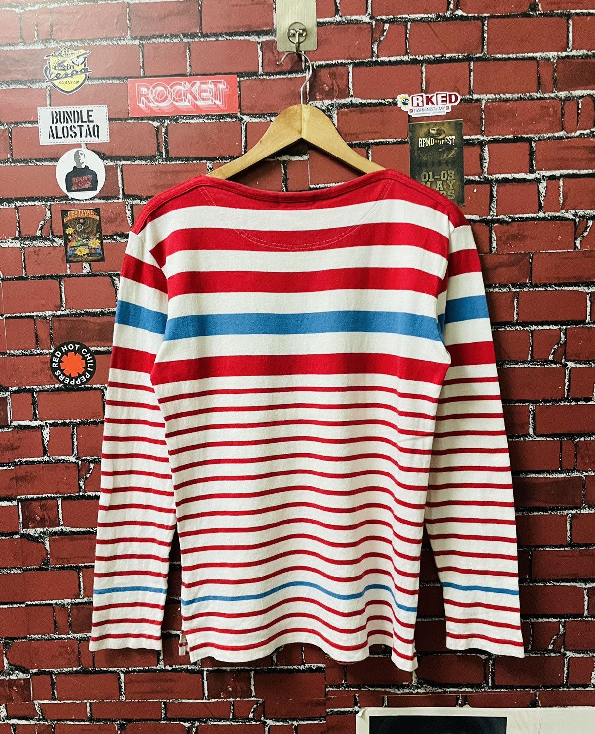 Burberry BURBERRY BLACK LABEL STRIPE TEE Size M / US 6-8 / IT 42-44 - 10 Thumbnail