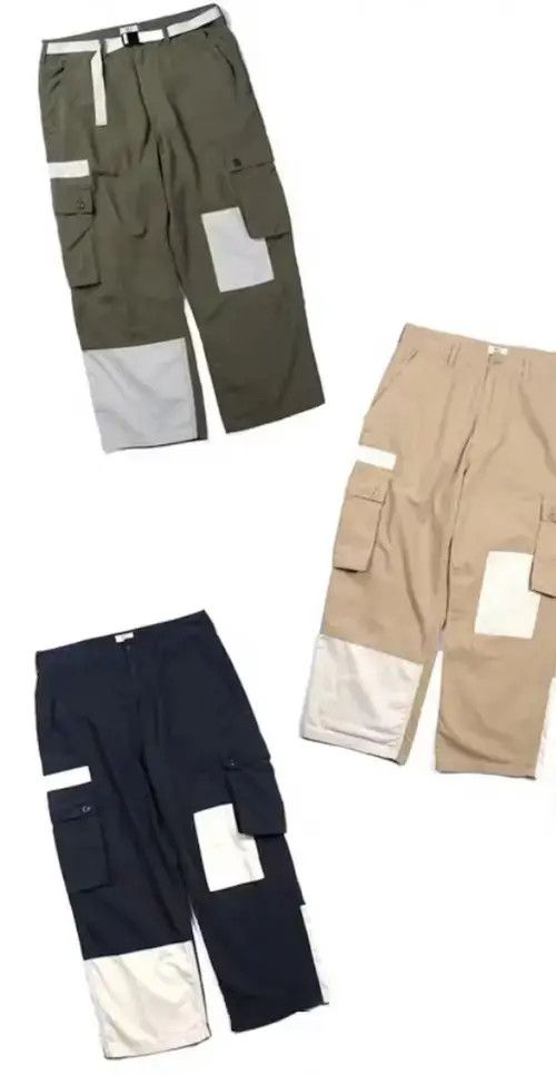 Jean 20AW Indigo Union Japan Navy Patchwork Worker Pants Size US 32 / EU 48 - 4 Thumbnail