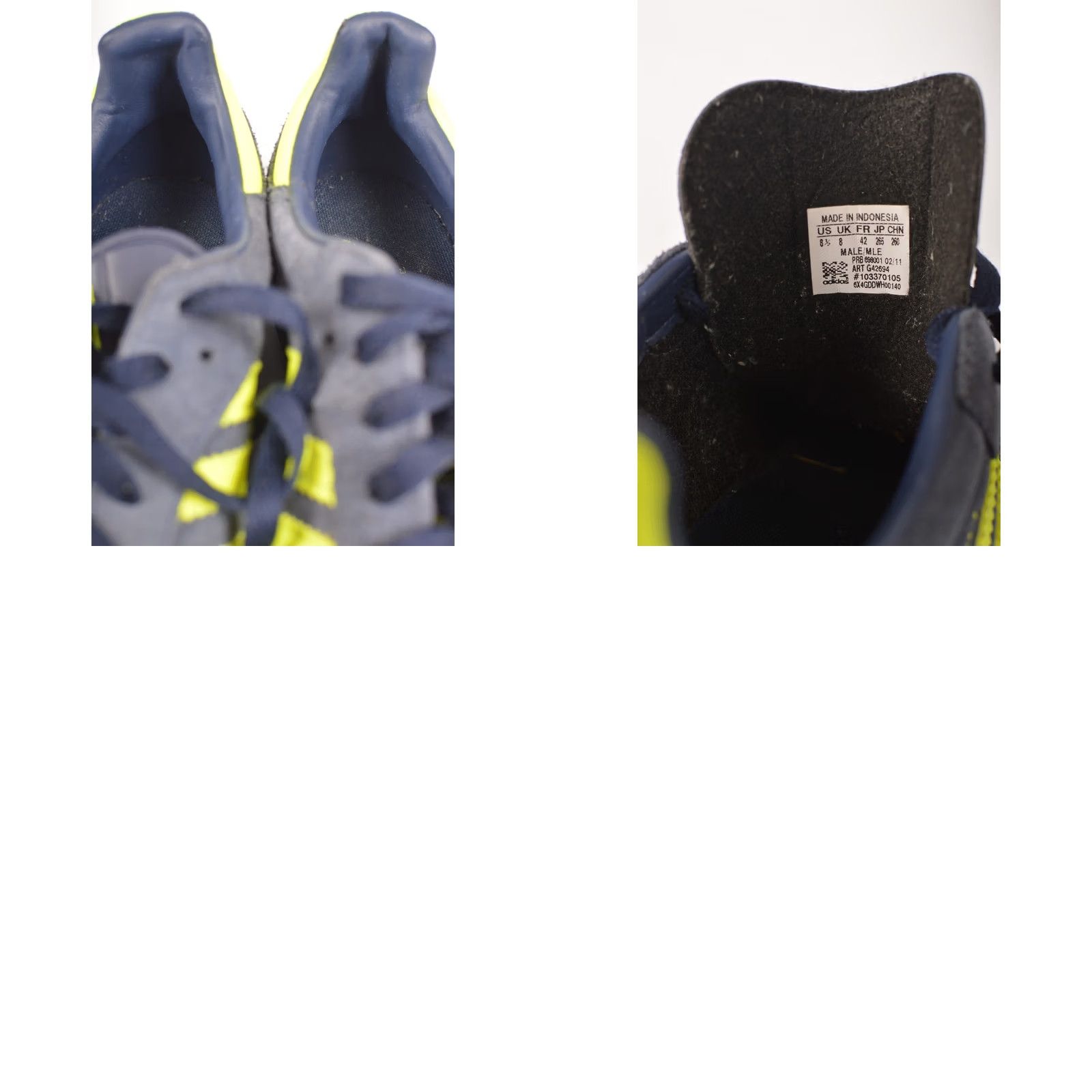 Adidas Adidas Originals Samba Navy Neon Vintage 2011 Low Top Sneakers Men US 8.5 42 G42694 Vintage Nascent Style Sneaker Shoes Size US M / EU 48-50 / 2 - 8 Thumbnail