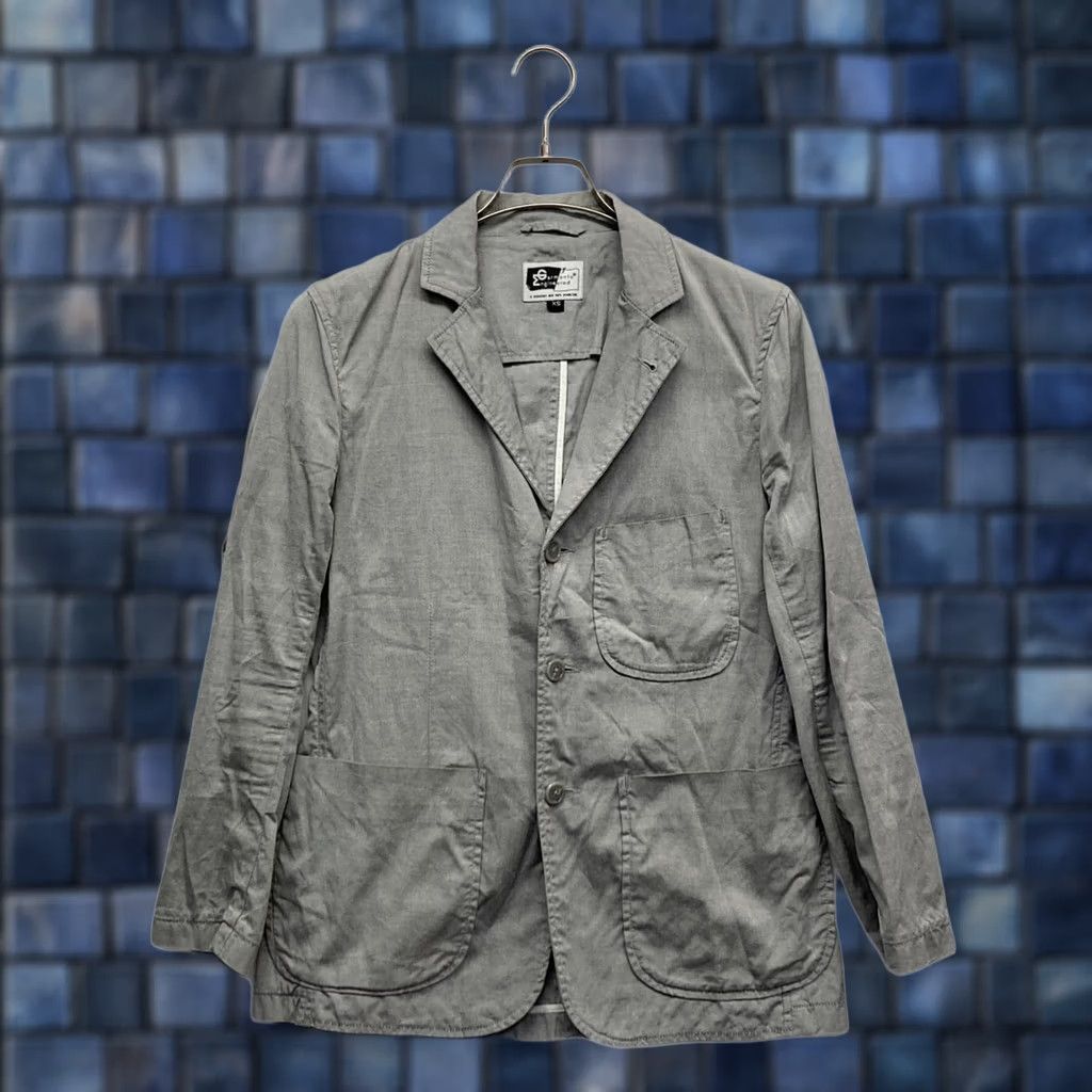 Engineered Garments ENGINEERED GARMENTS BAKER JACKET TAILORED BLAZER GRAY COTTON SIZE XS USED MEN Size 34R - 1 Thumbnail