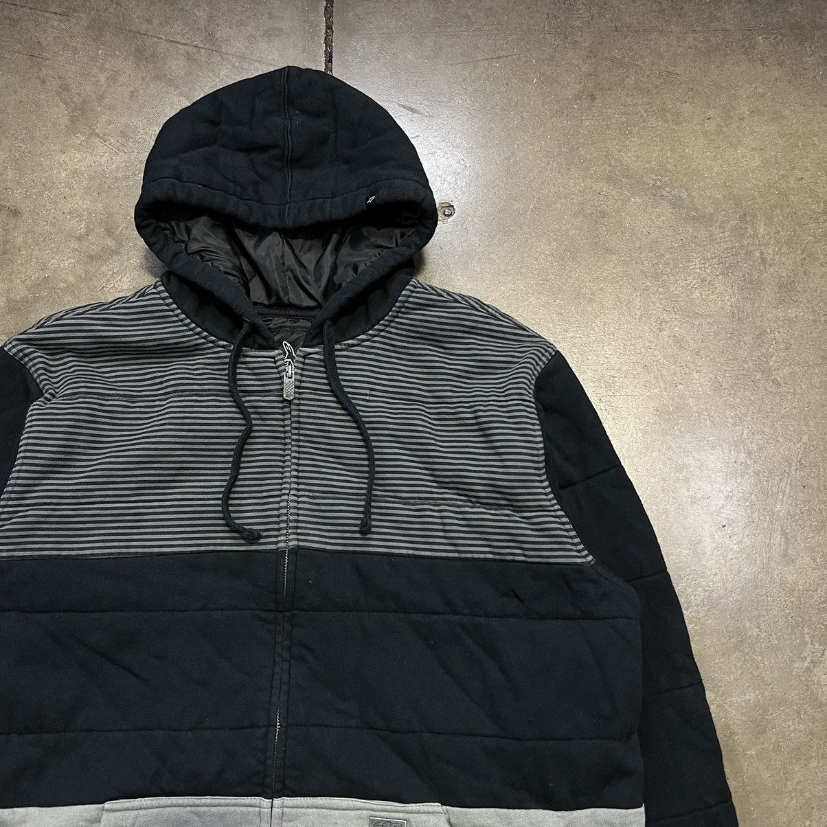 Alpinestars × Vintage Vintage Y2K AlpineStars Zip Up Hoodie Sweatshirt Striped Size US XXL / EU 58 / 5 - 3 Thumbnail