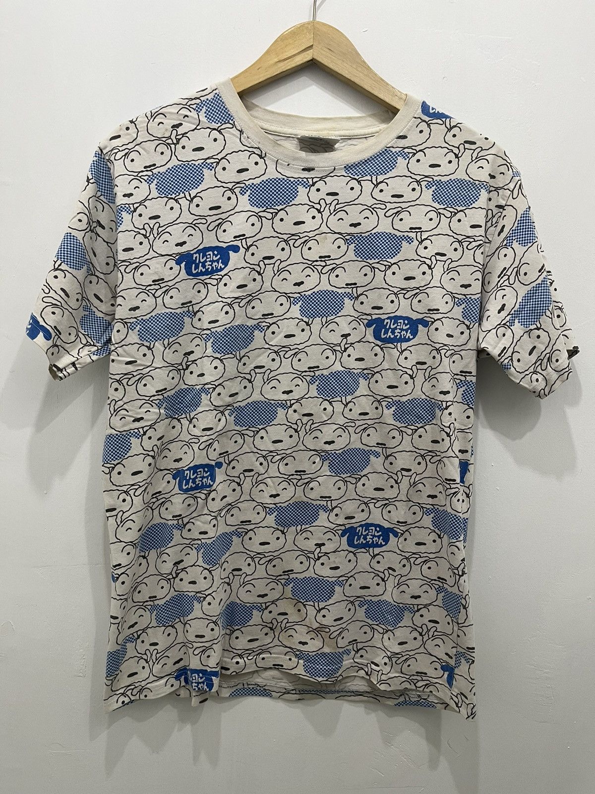 Anime Anima vintage Official CRAYON SHINCHAN Shiro FullPrint tees Size US XL / EU 56 / 4 - 1 Thumbnail
