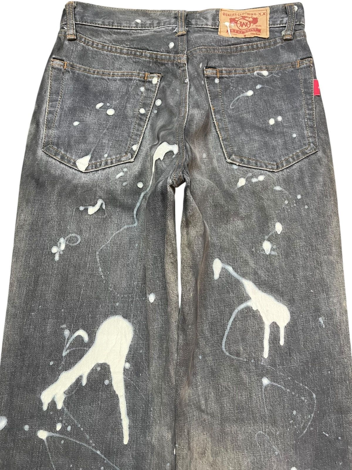 Balmain Vintage West Point Bleach Splatter Denim Size US 28 / EU 44 - 6 Thumbnail